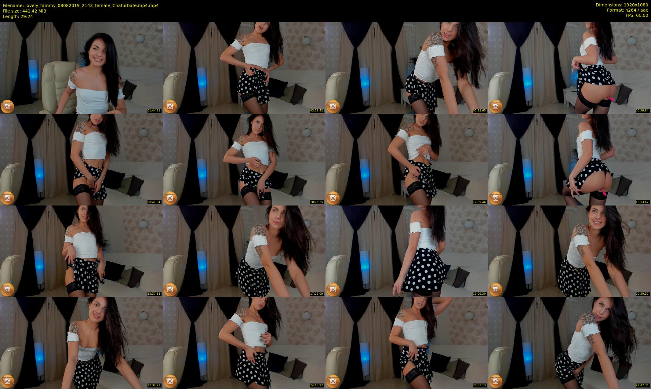 lovely_tammy — 30 minute Chaturbate female cam show recording, 1080p, Aug 8, 2019