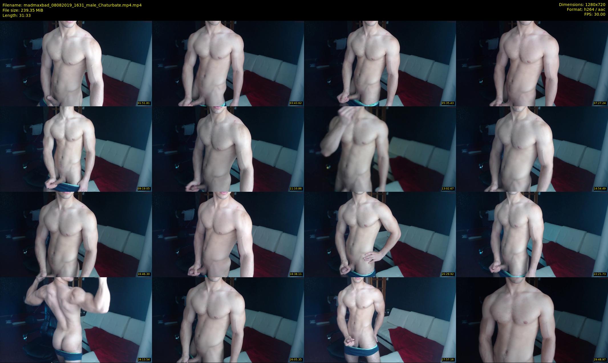 madmaxbad — 32 minute Chaturbate male cam show recording, 720p, Aug 8, 2019