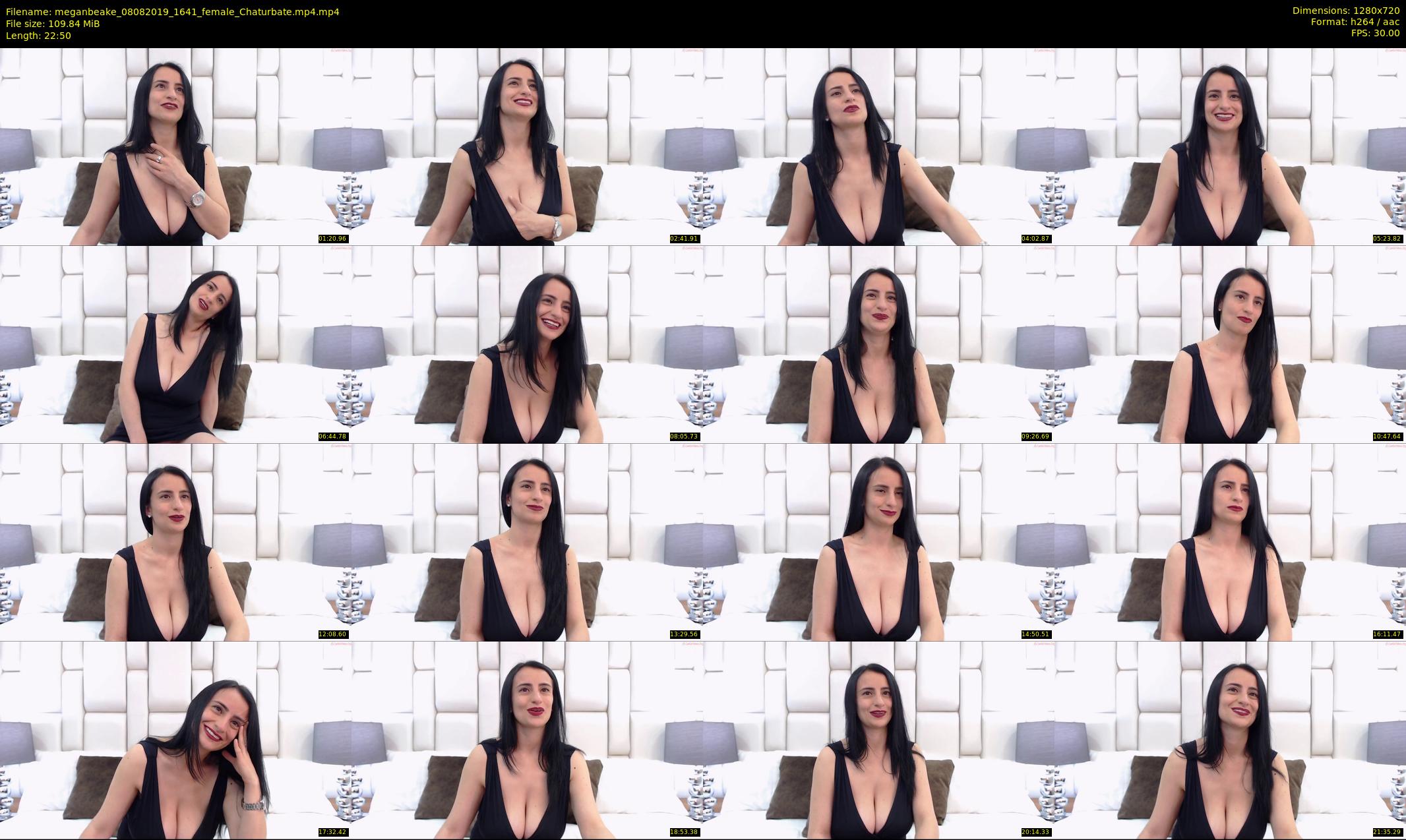 meganbeake — 23 minute Chaturbate female cam show recording, 720p, Aug 8, 2019
