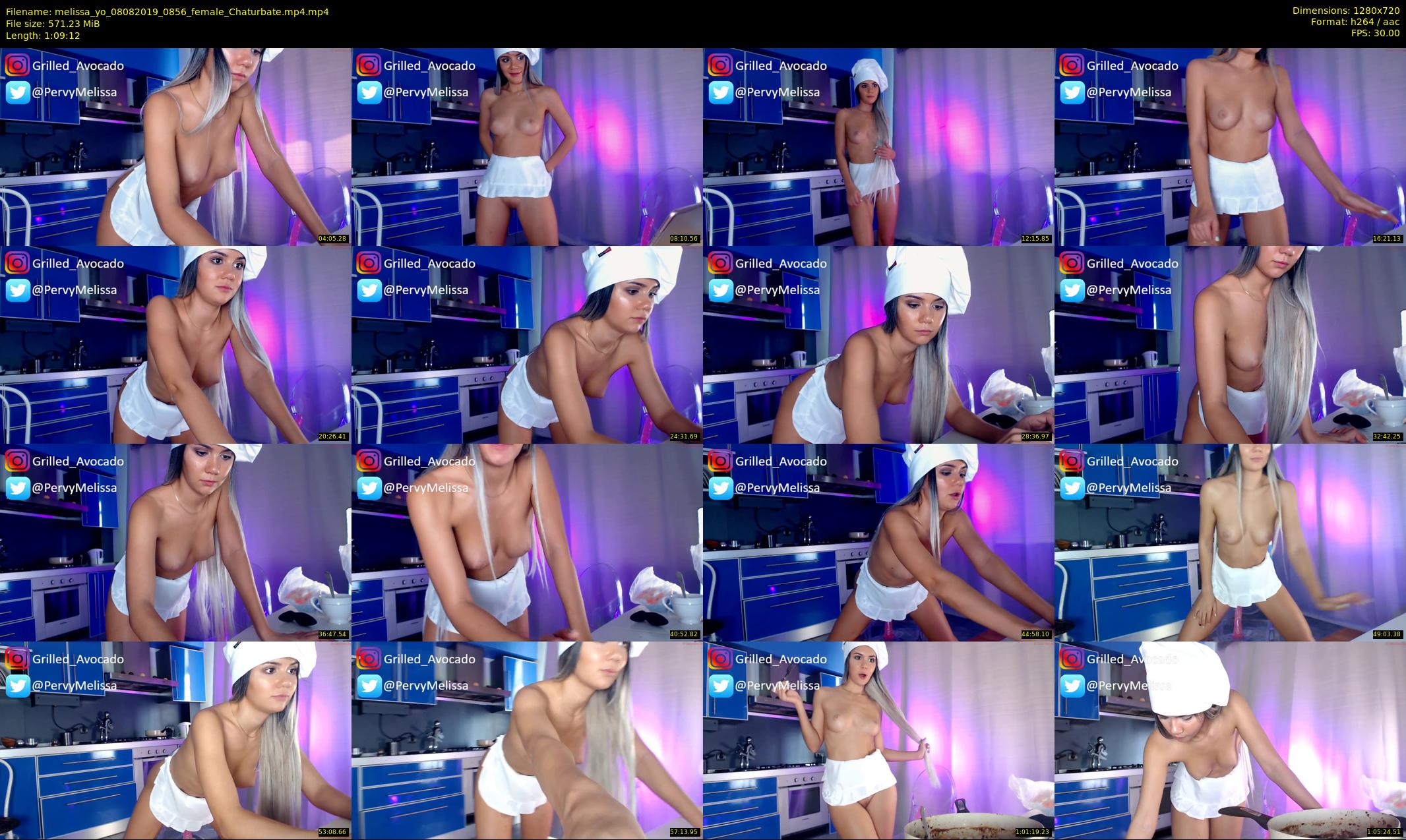 melissa_yo — 70 minute Chaturbate female cam show recording, 720p, Aug 8, 2019