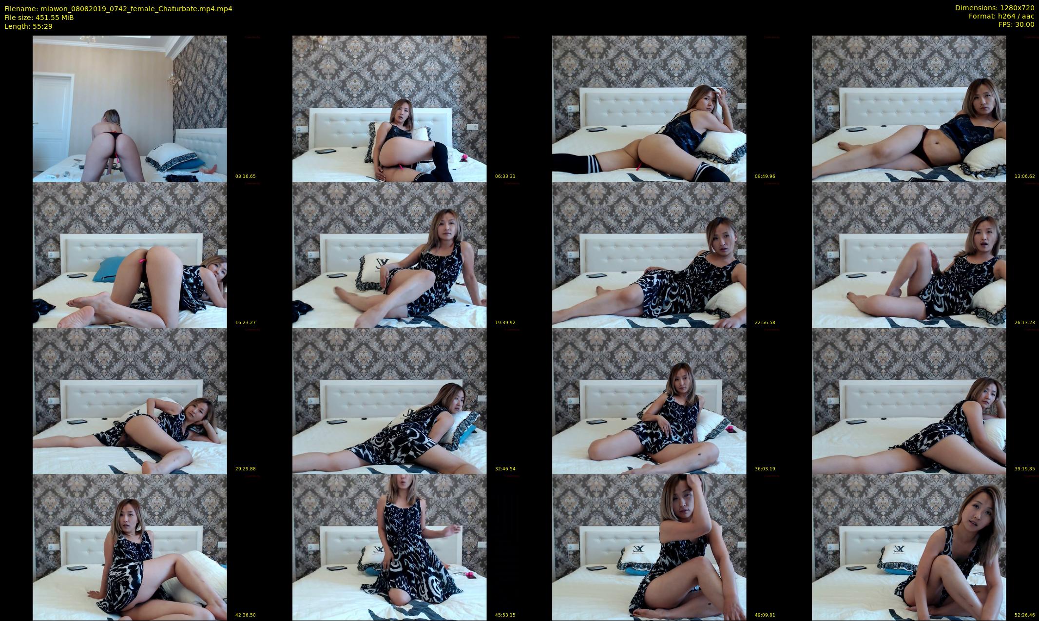 miawon — 56 minute Chaturbate female cam show recording, 720p, Aug 8, 2019