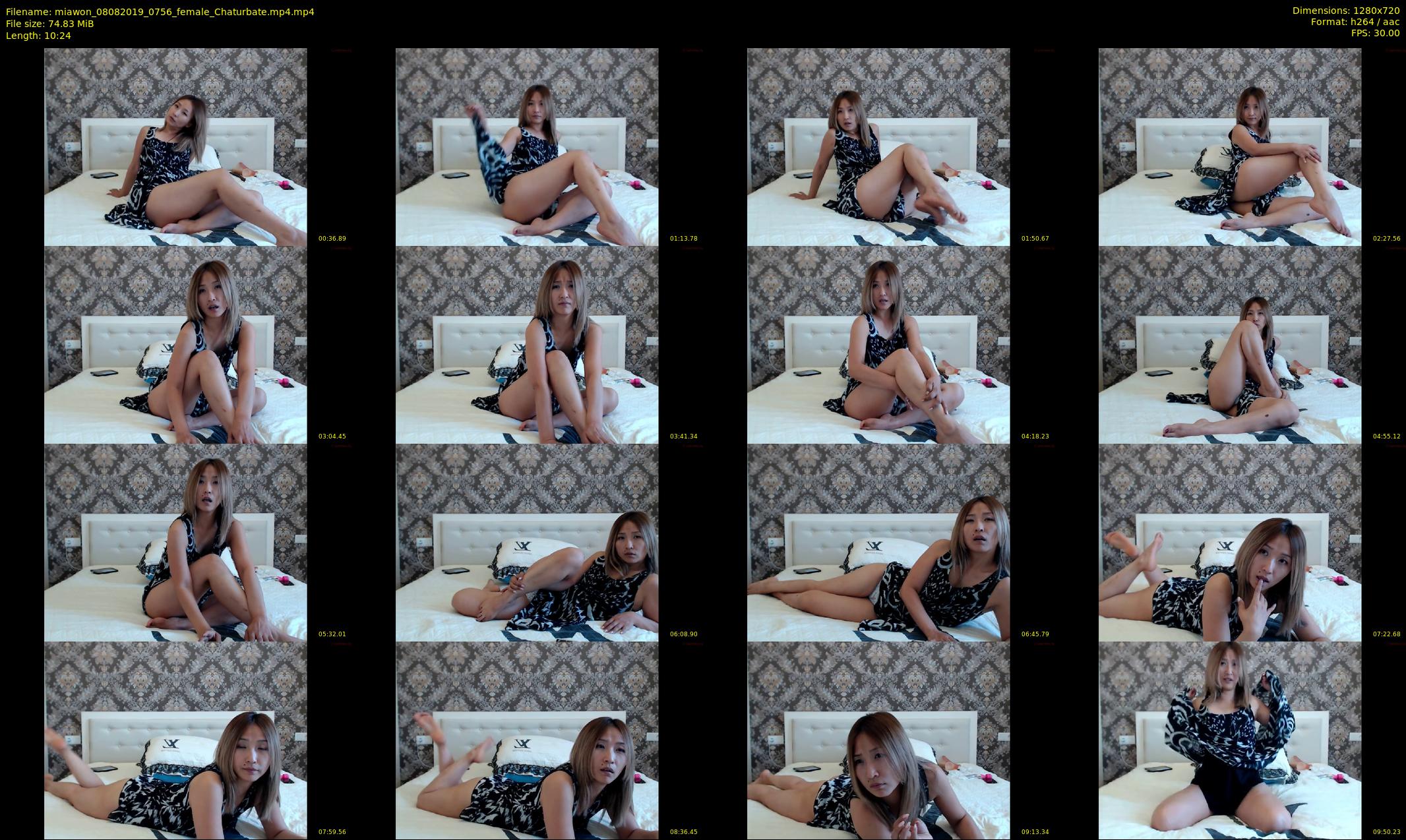 miawon — 11 minute Chaturbate female cam show recording, 720p, Aug 8, 2019