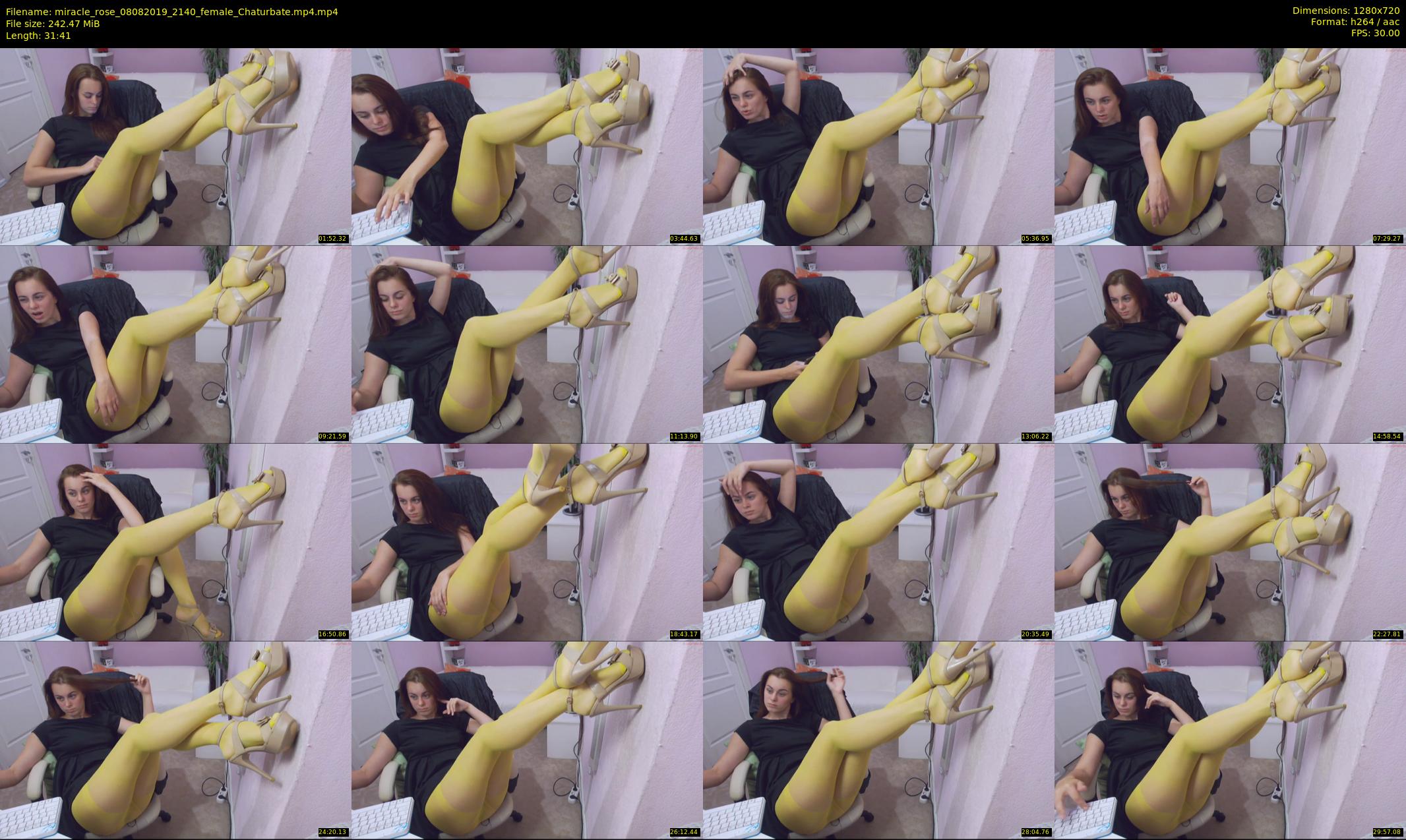 miracle_rose — 32 minute Chaturbate female cam show recording, 720p, Aug 8, 2019