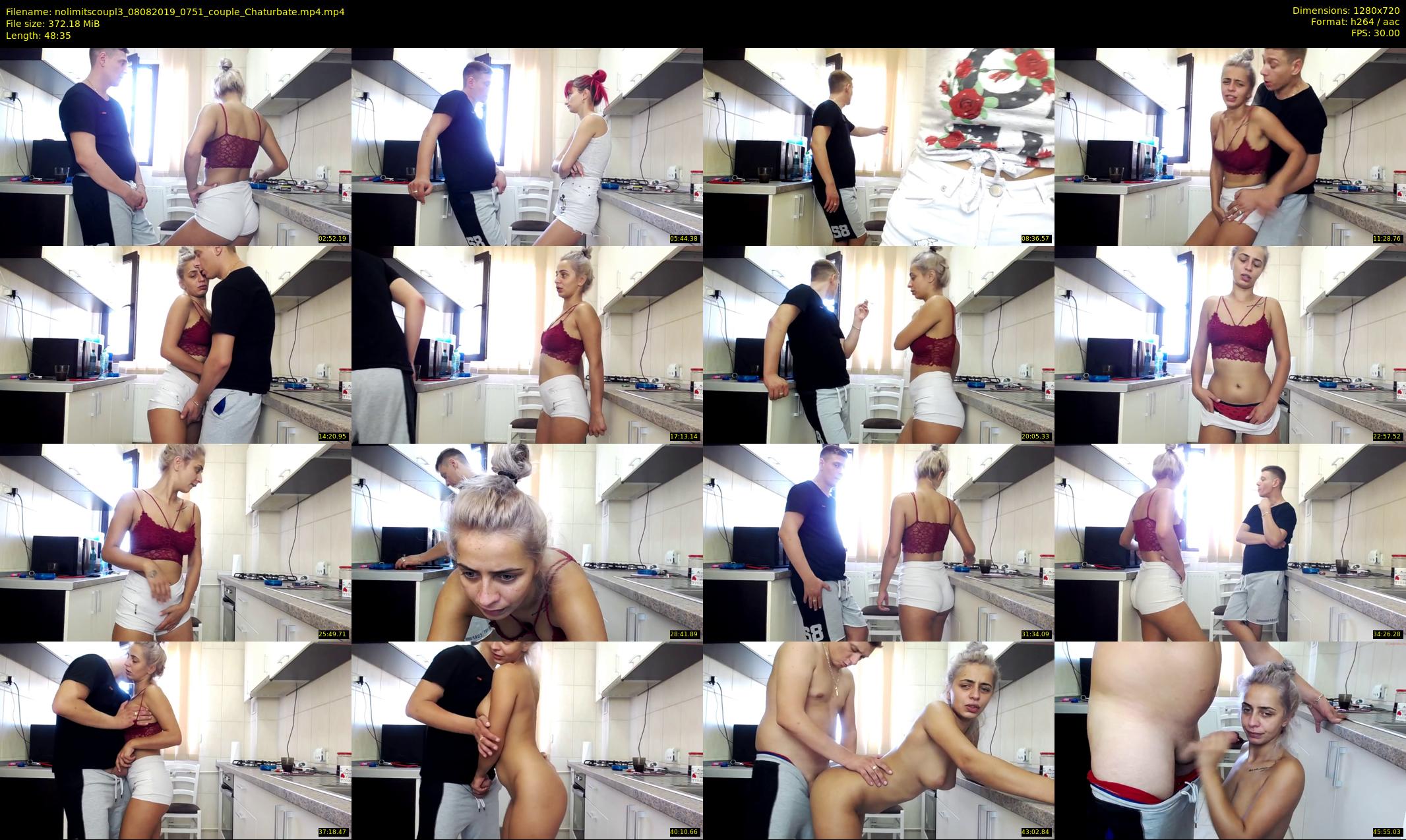 nolimitscoupl3 — 49 minute Chaturbate couple cam show recording, 720p, Aug 8, 2019