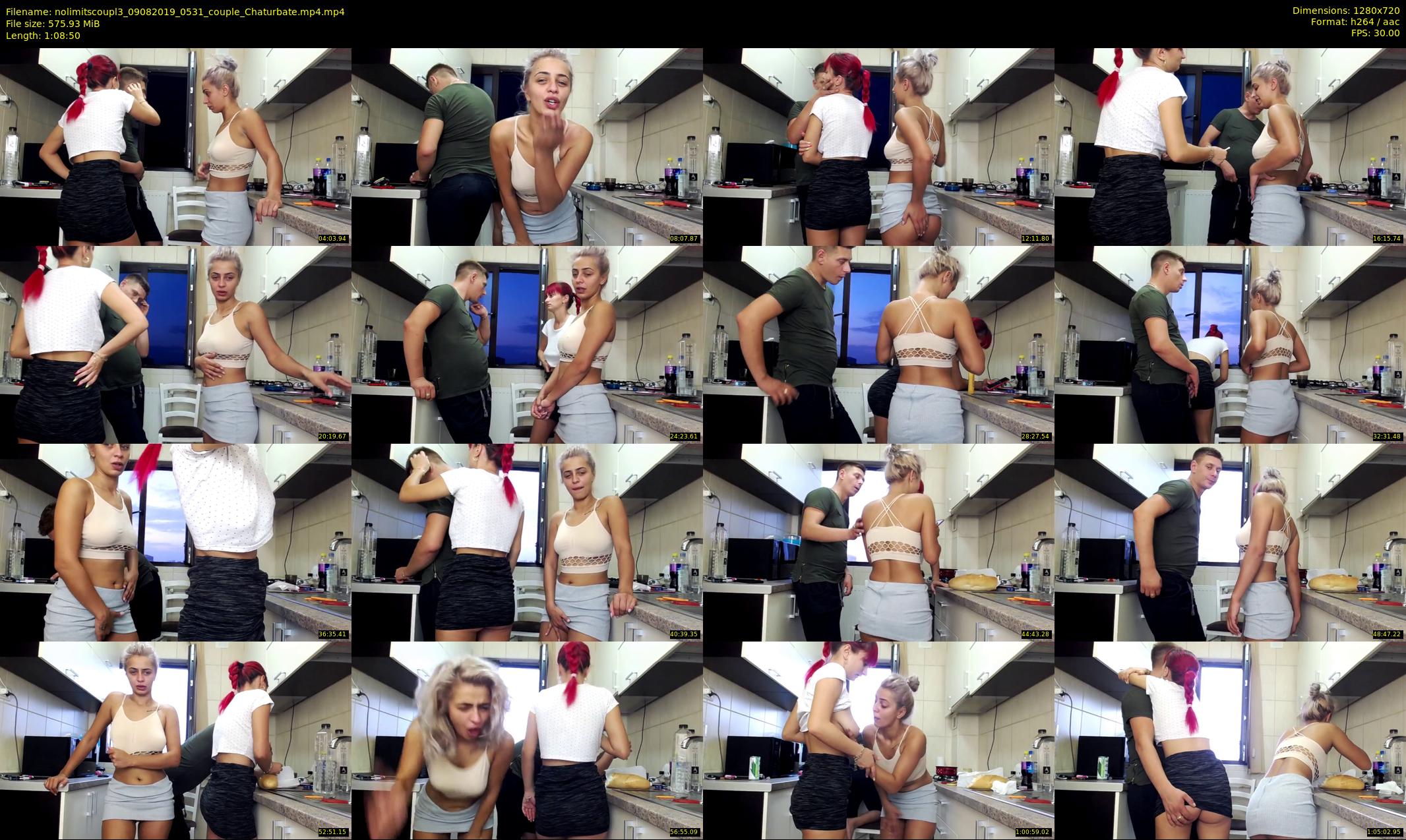nolimitscoupl3 — 69 minute Chaturbate couple cam show recording, 720p, Aug 9, 2019