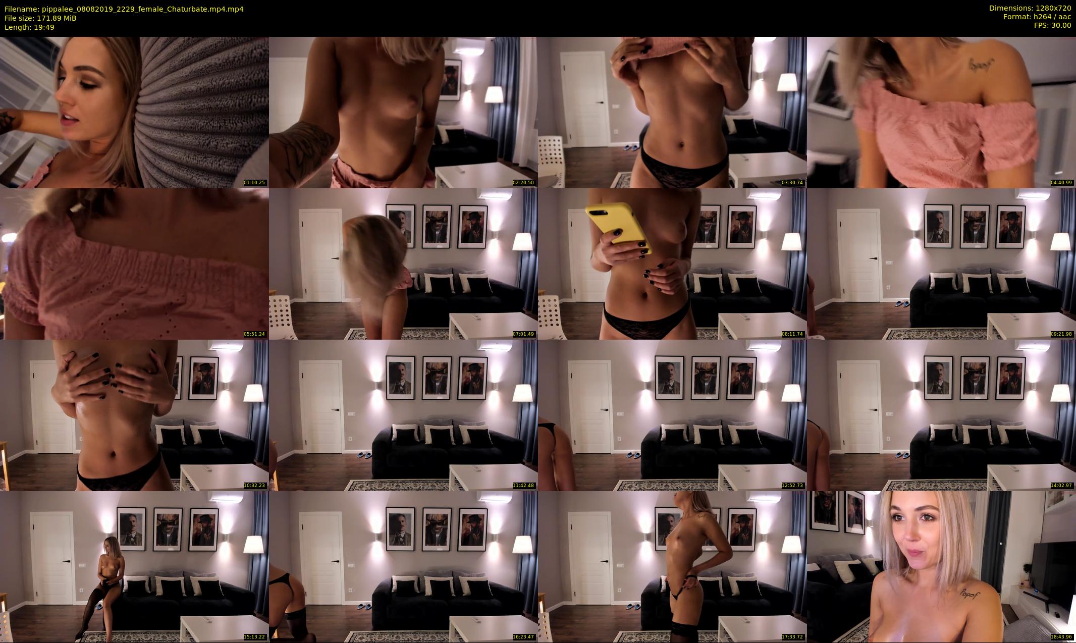 pippalee — 20 minute Chaturbate female cam show recording, 720p, Aug 8, 2019