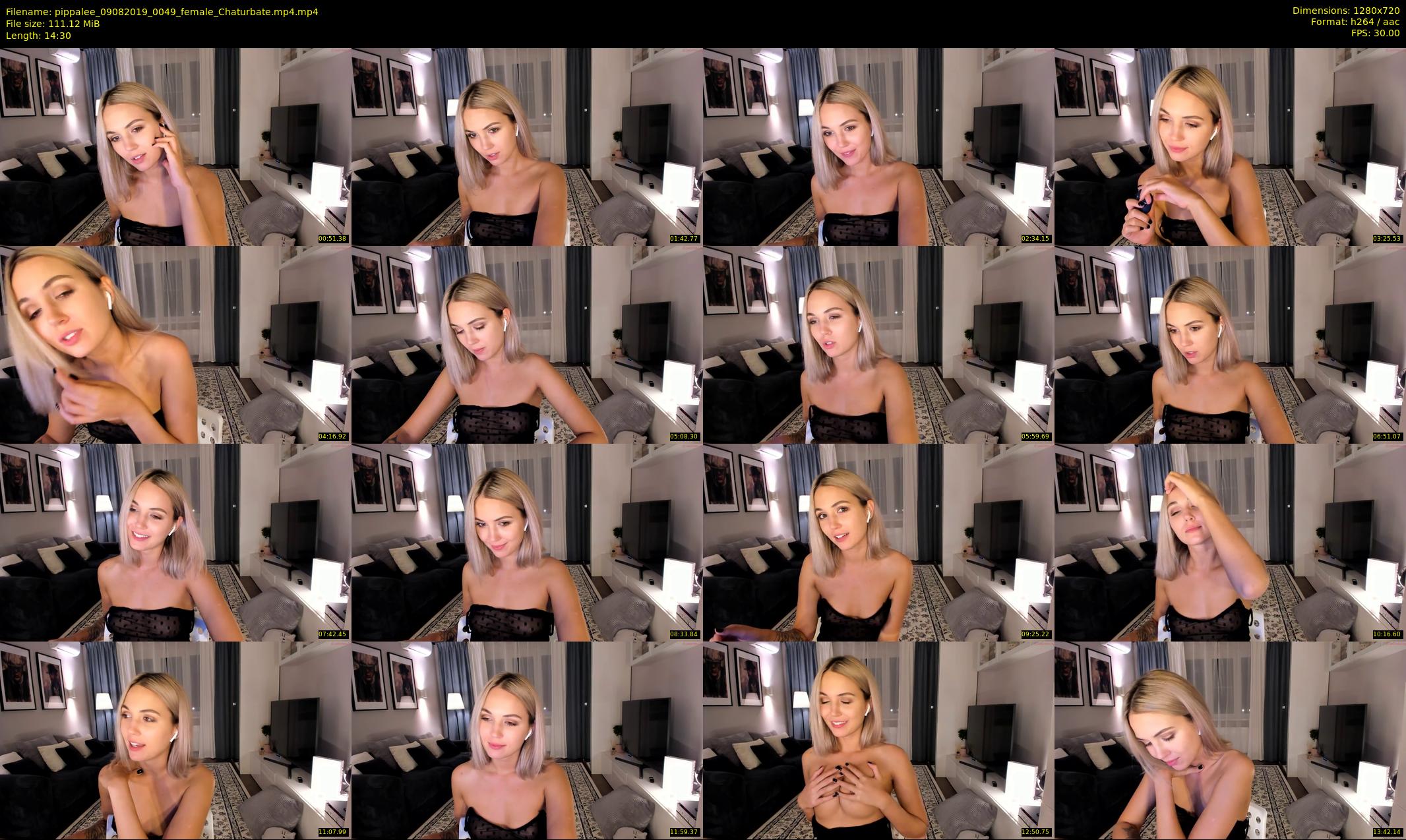 pippalee — 15 minute Chaturbate female cam show recording, 720p, Aug 9, 2019