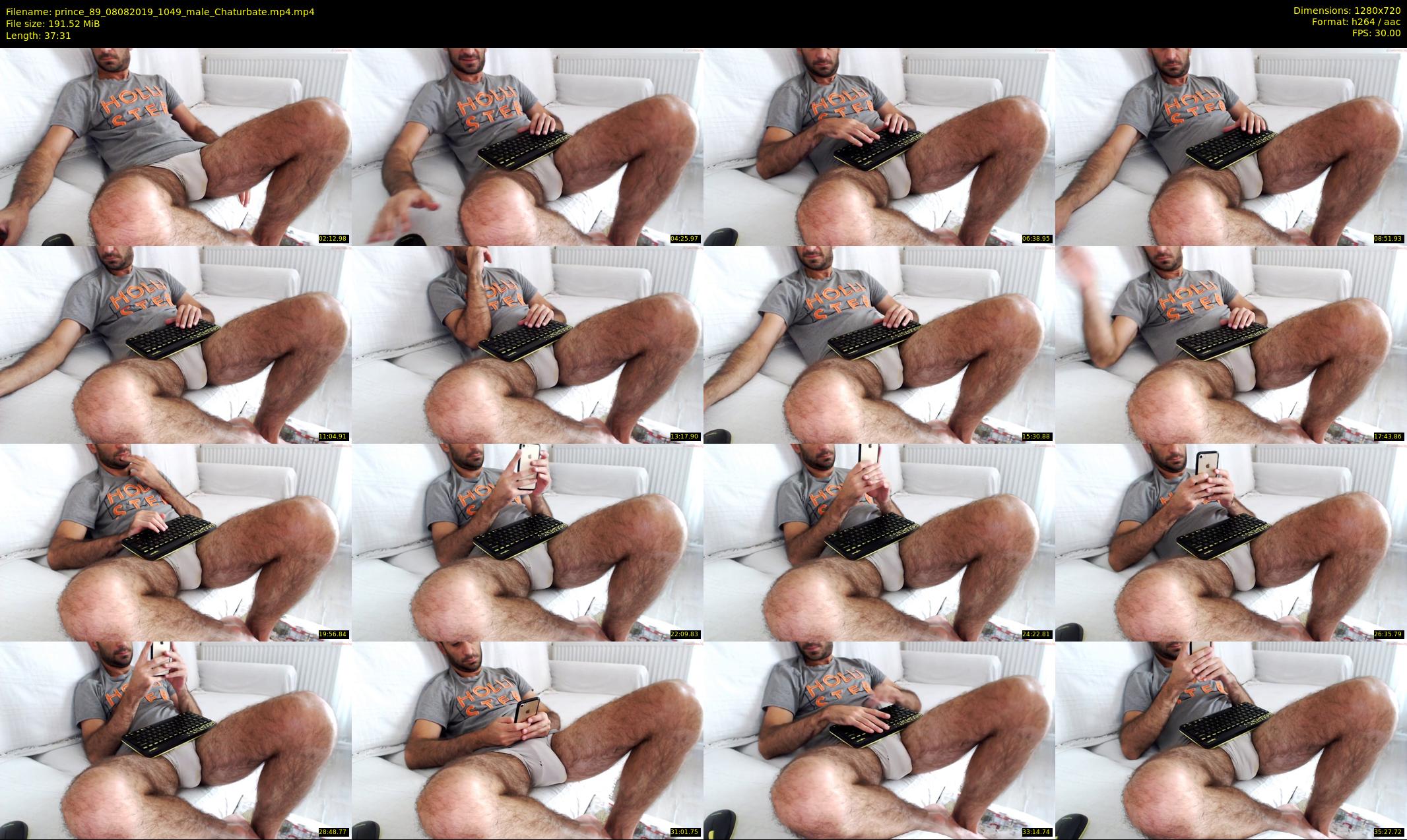 prince_89 — 38 minute Chaturbate male cam show recording, 720p, Aug 8, 2019