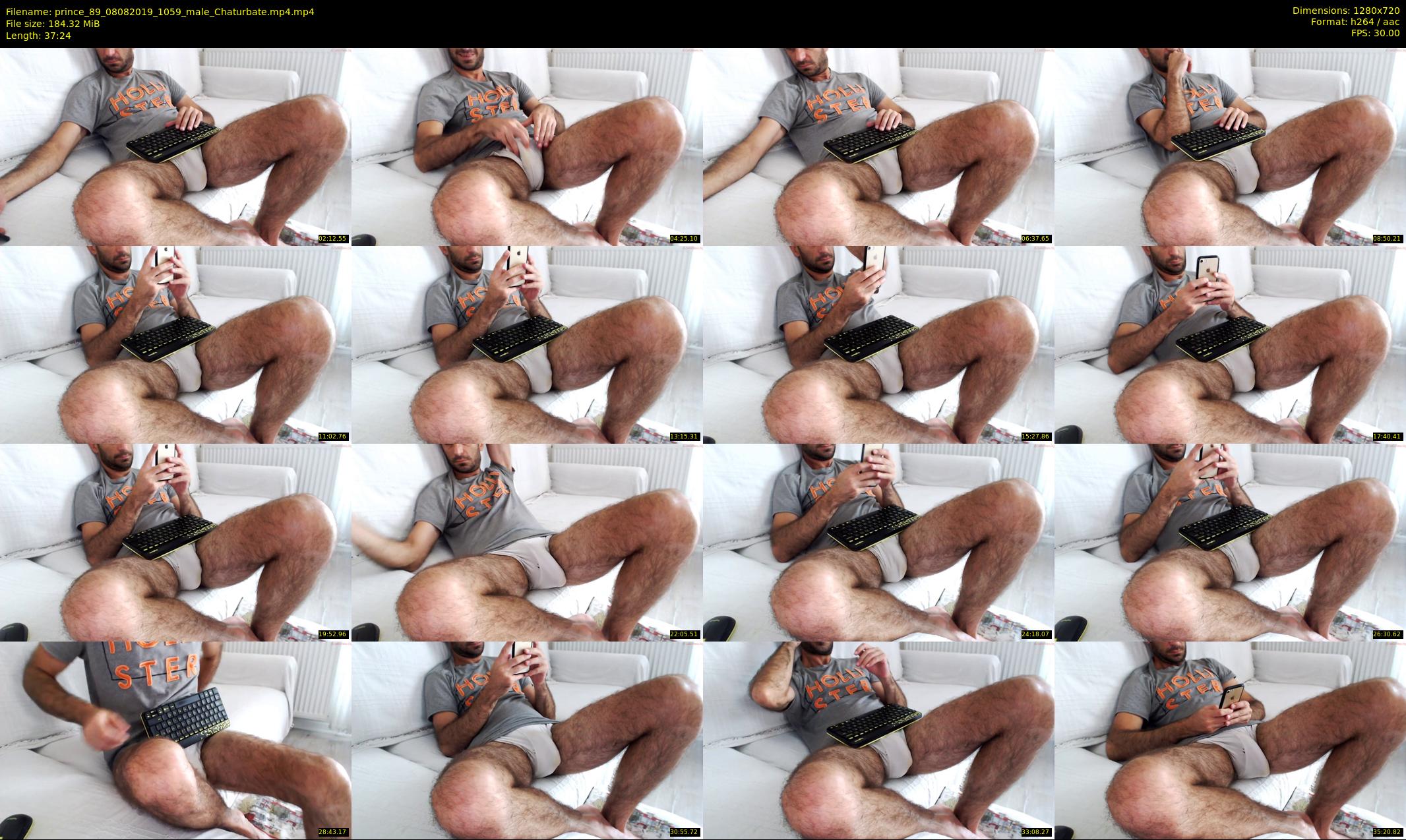 prince_89 — 38 minute Chaturbate male cam show recording, 720p, Aug 8, 2019