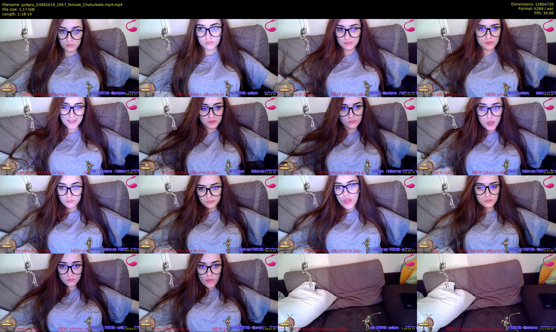 ps4pro — 79 minute Chaturbate female cam show recording, 720p, Aug 3, 2019
