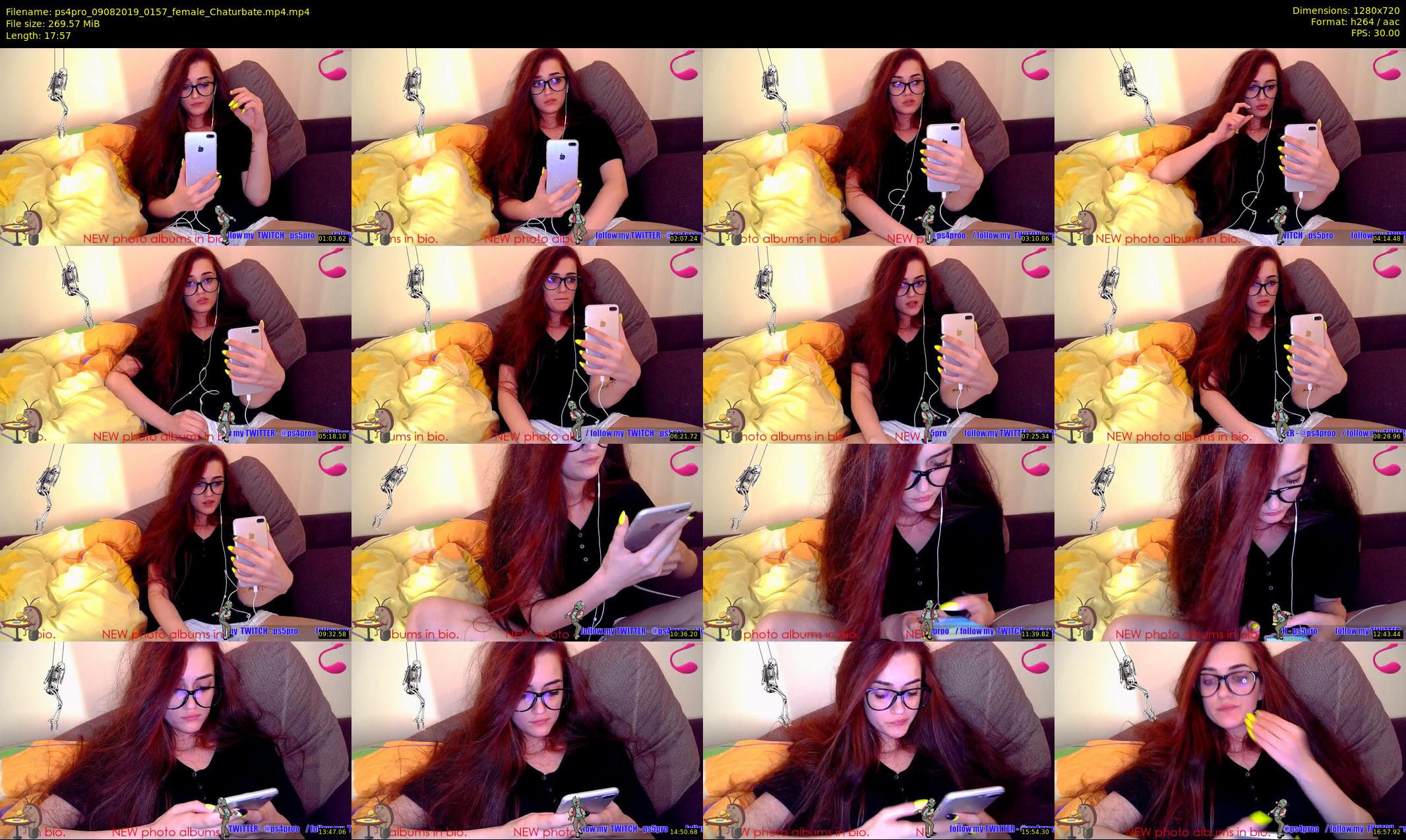 ps4pro — 18 minute Chaturbate female cam show recording, 720p, Aug 9, 2019