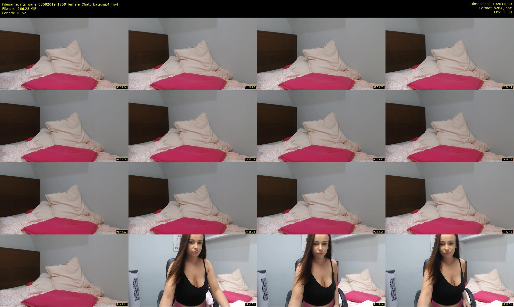 rita_wane — 11 minute Chaturbate female cam show recording, 1080p, Aug 8, 2019