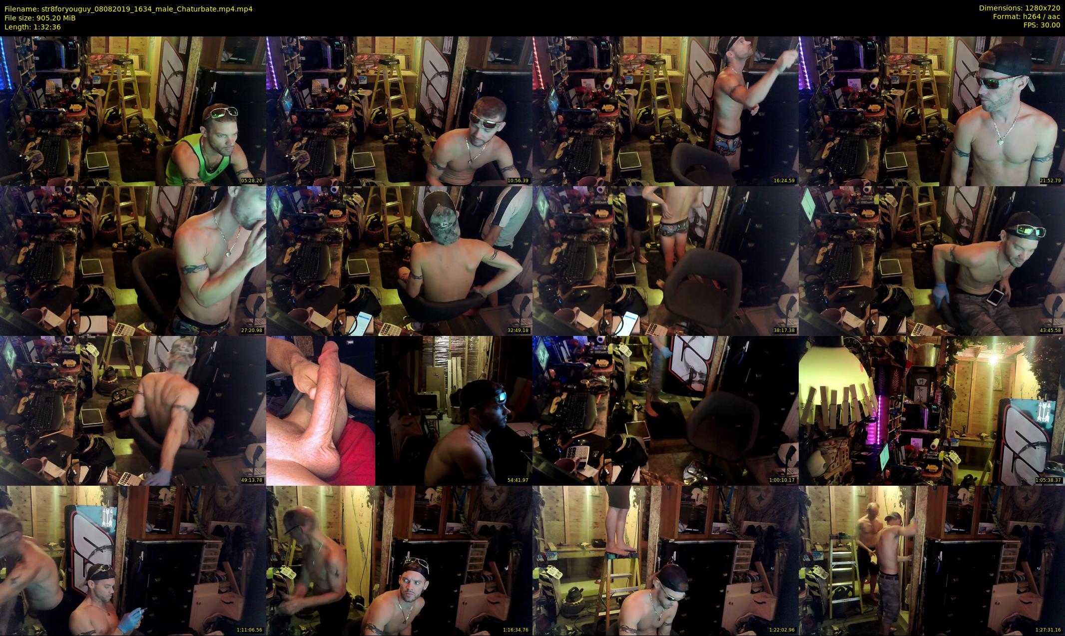 str8foryouguy — 93 minute Chaturbate male cam show recording, 720p, Aug 8, 2019