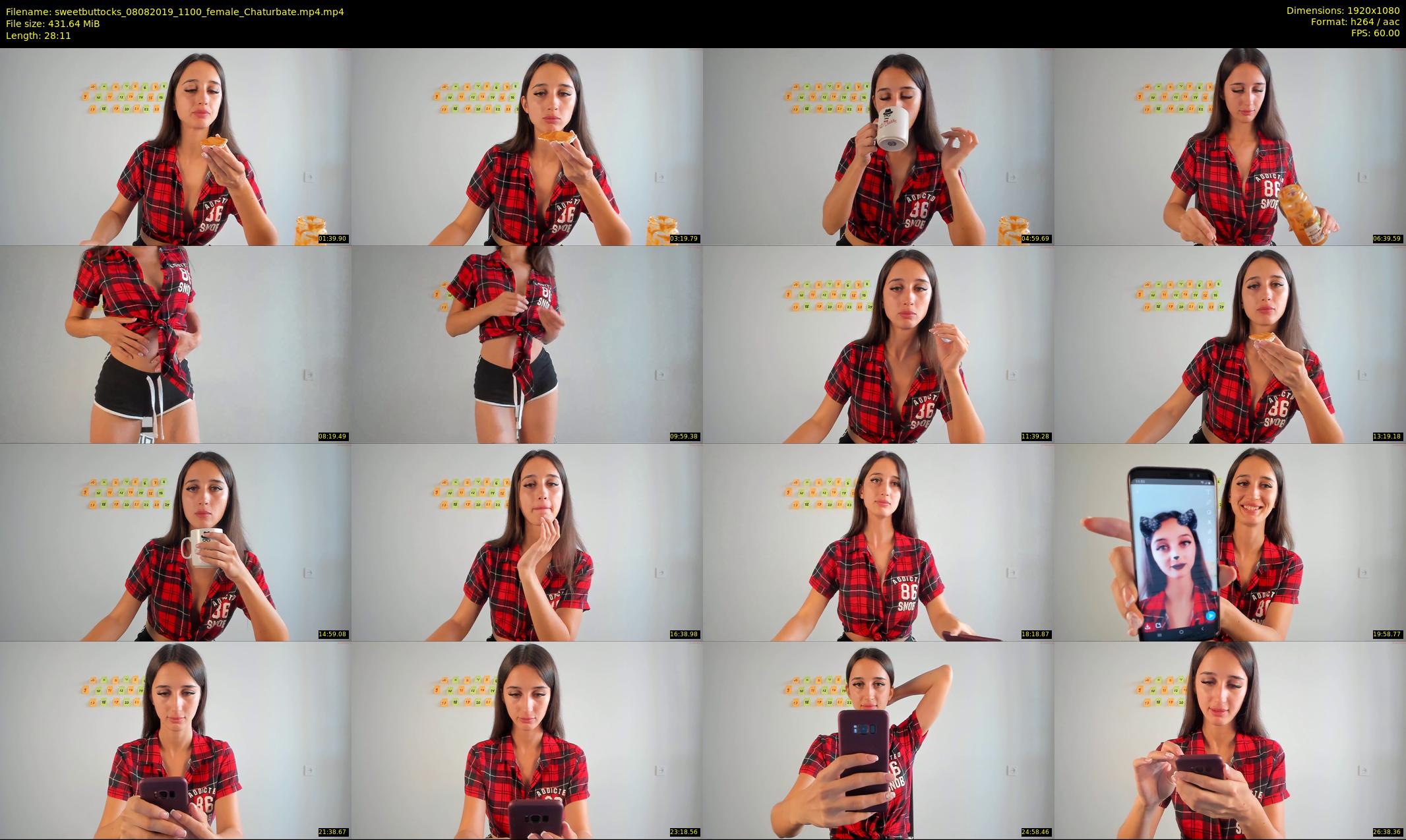 sweetbuttocks — 29 minute Chaturbate female cam show recording, 1080p, Aug 8, 2019