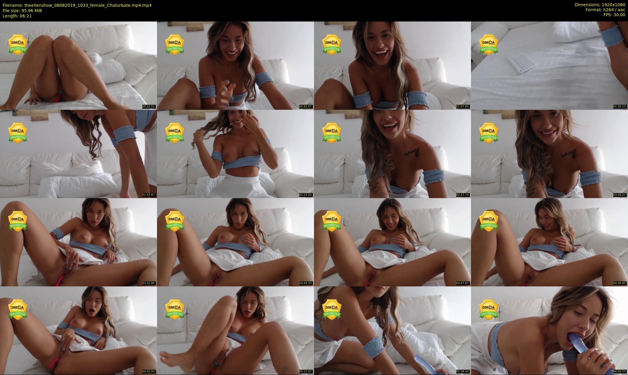theellenshow — 7 minute Chaturbate female cam show recording, 1080p, Aug 8, 2019