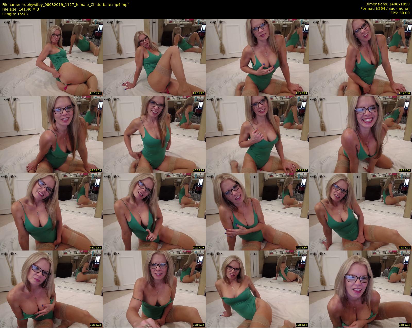 trophywifey — 16 minute Chaturbate female cam show recording, 720p, Aug 8, 2019