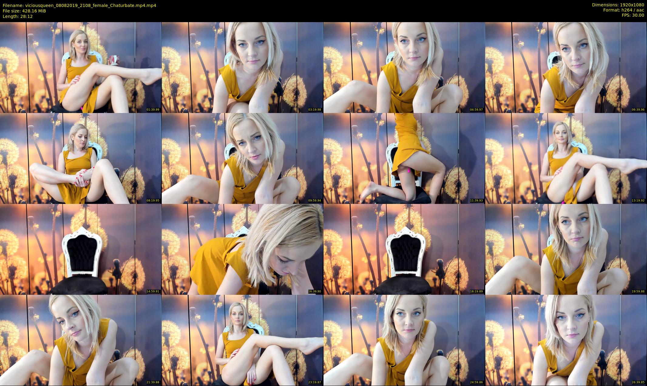 viciousqueen — 29 minute Chaturbate female cam show recording, 1080p, Aug 8, 2019