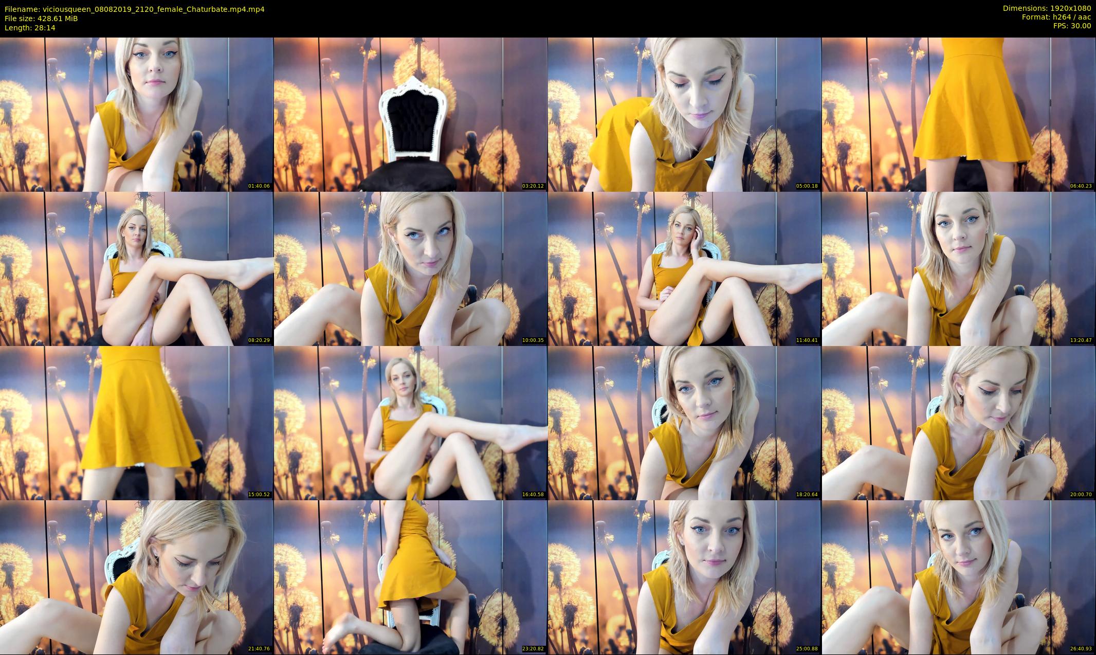 viciousqueen — 29 minute Chaturbate female cam show recording, 1080p, Aug 8, 2019