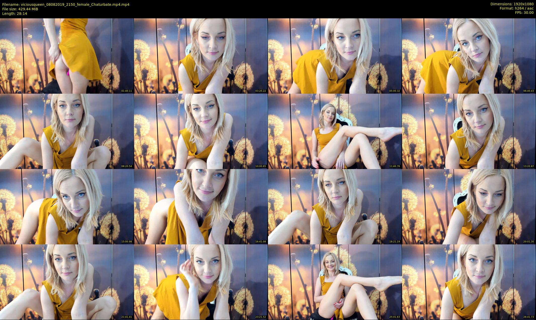 viciousqueen — 29 minute Chaturbate female cam show recording, 1080p, Aug 8, 2019