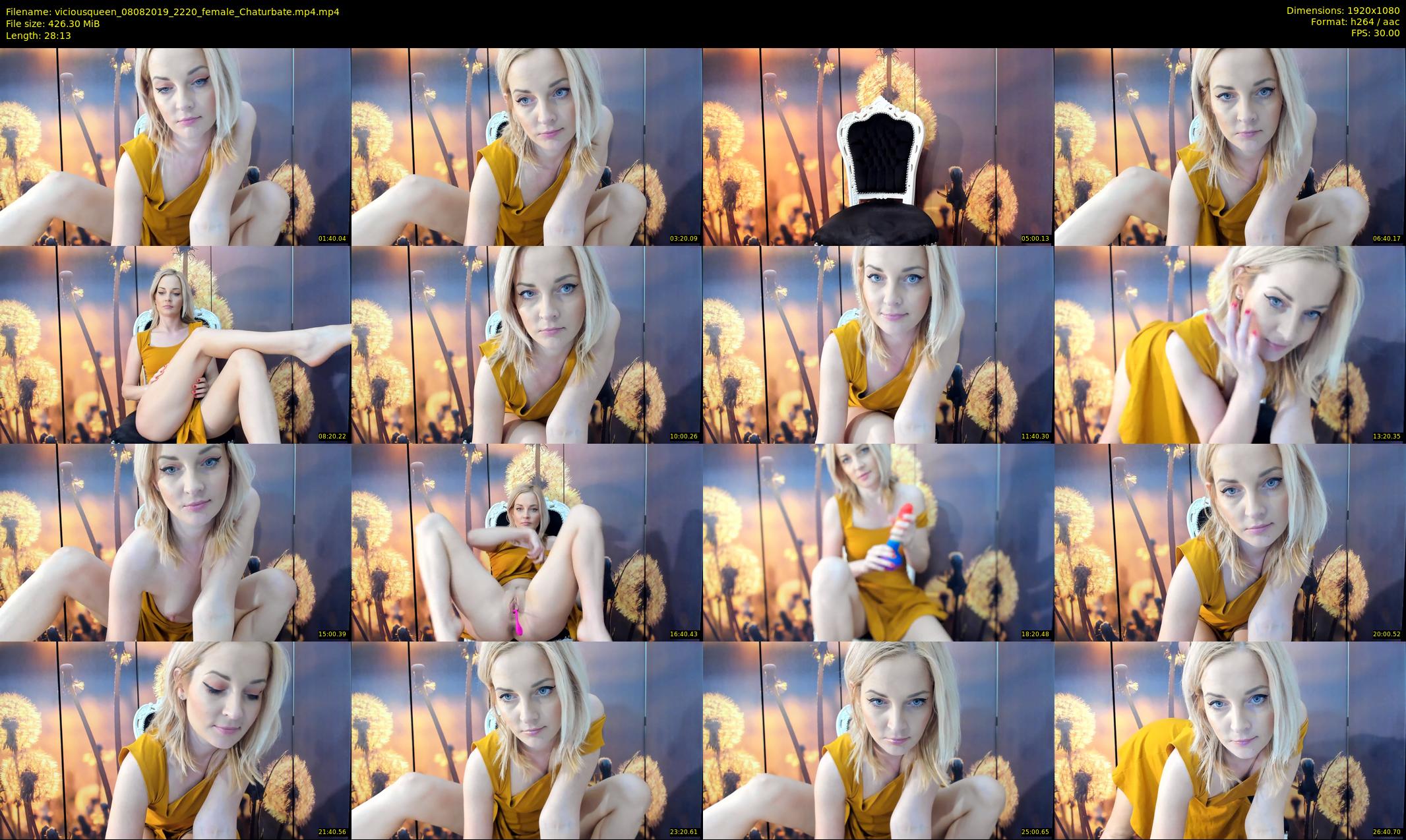 viciousqueen — 29 minute Chaturbate female cam show recording, 1080p, Aug 8, 2019