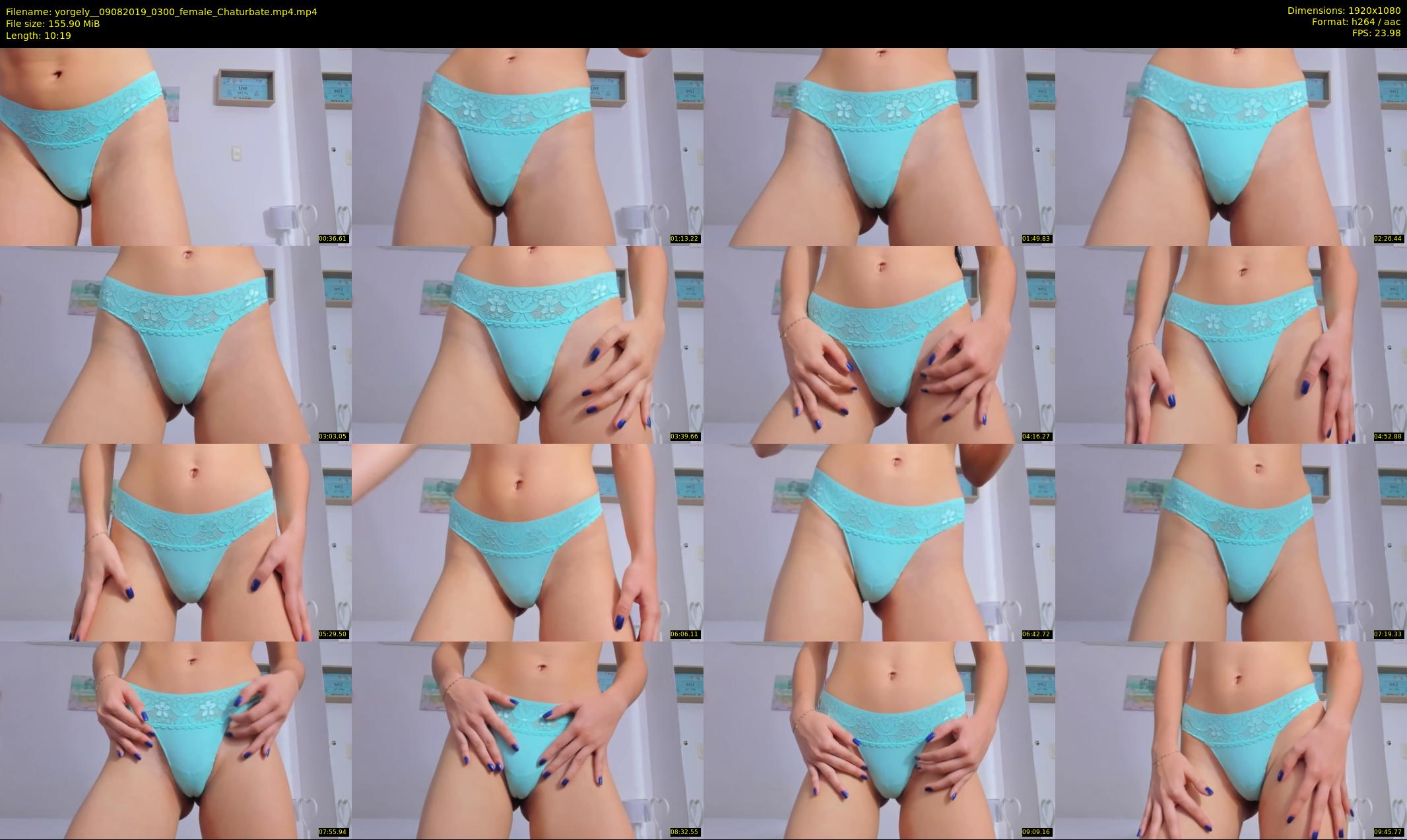 yorgely_ — 11 minute Chaturbate female cam show recording, 1080p, Aug 9, 2019