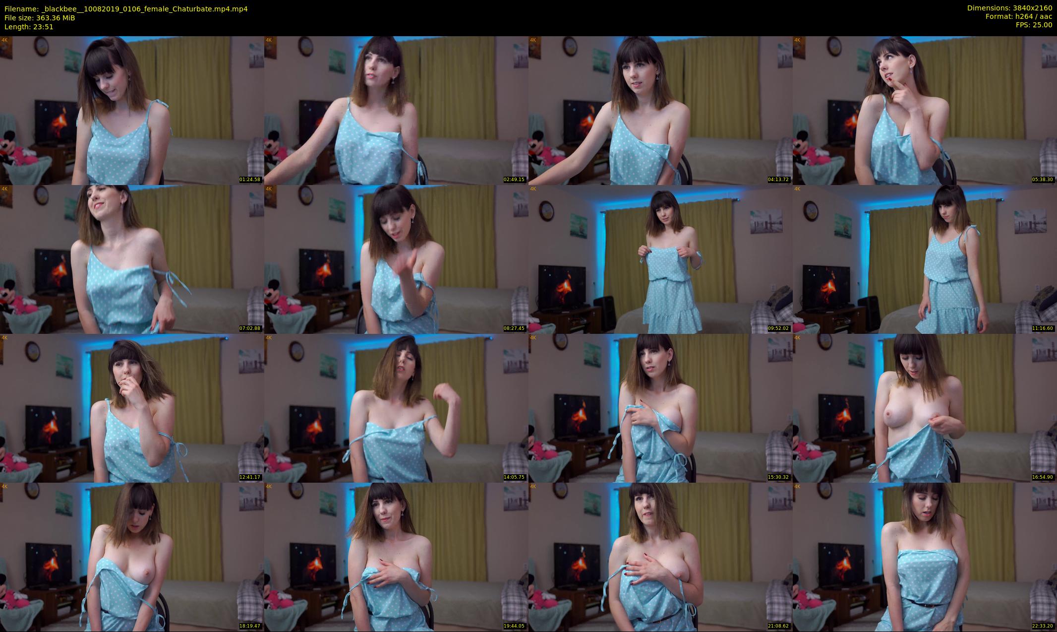 _blackbee_ — 24 minute Chaturbate female cam show recording, 4K, Aug 10, 2019