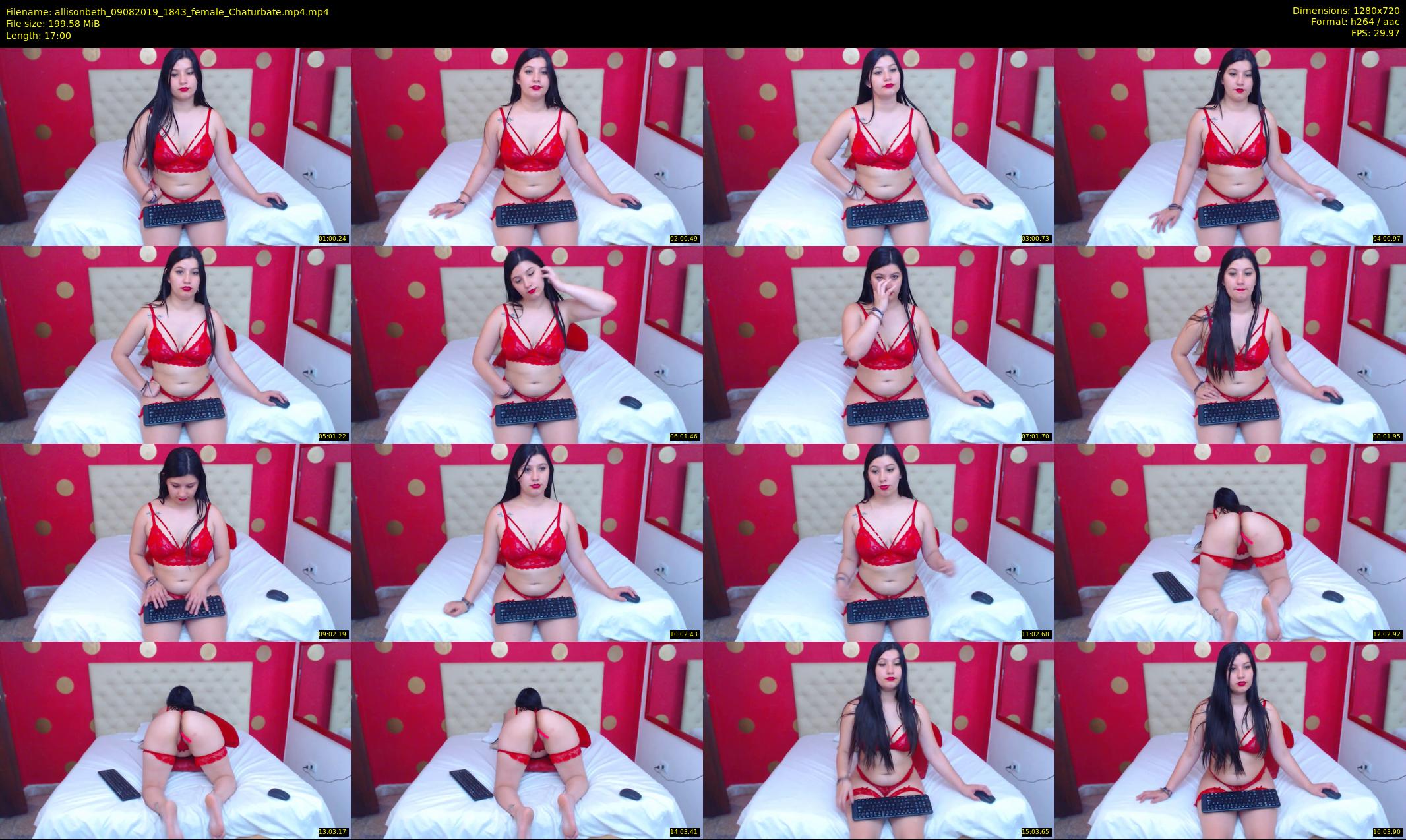allisonbeth — 17 minute Chaturbate female cam show recording, 720p, Aug 9, 2019