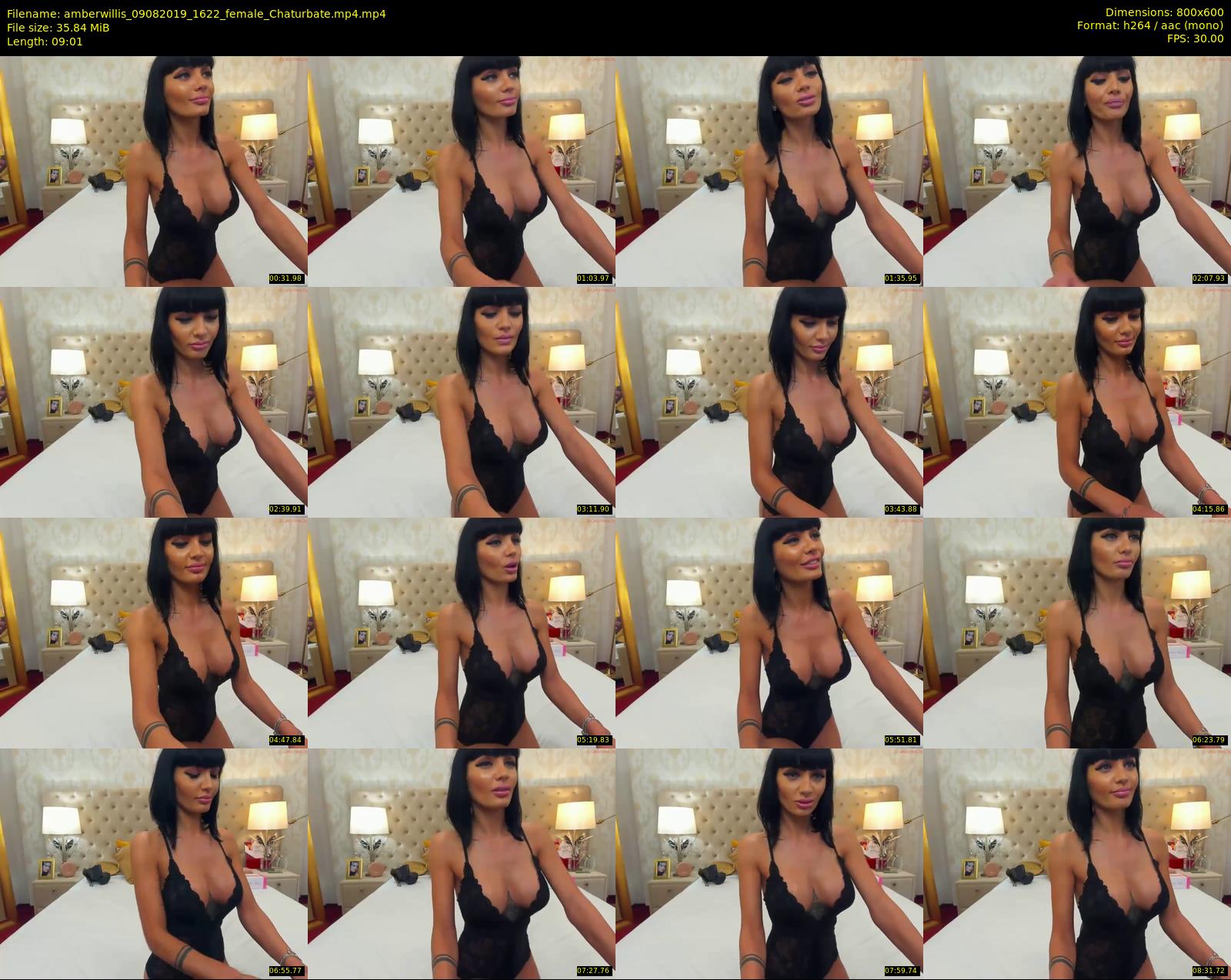 amberwillis — 10 minute Chaturbate female cam show recording, 480p, Aug 9, 2019
