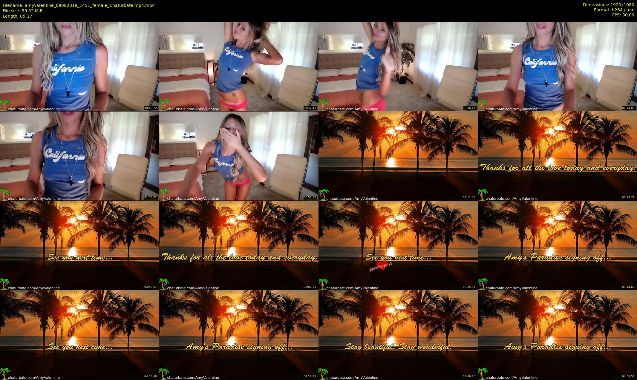 amyvalentine — 6 minute Chaturbate female cam show recording, 1080p, Aug 9, 2019