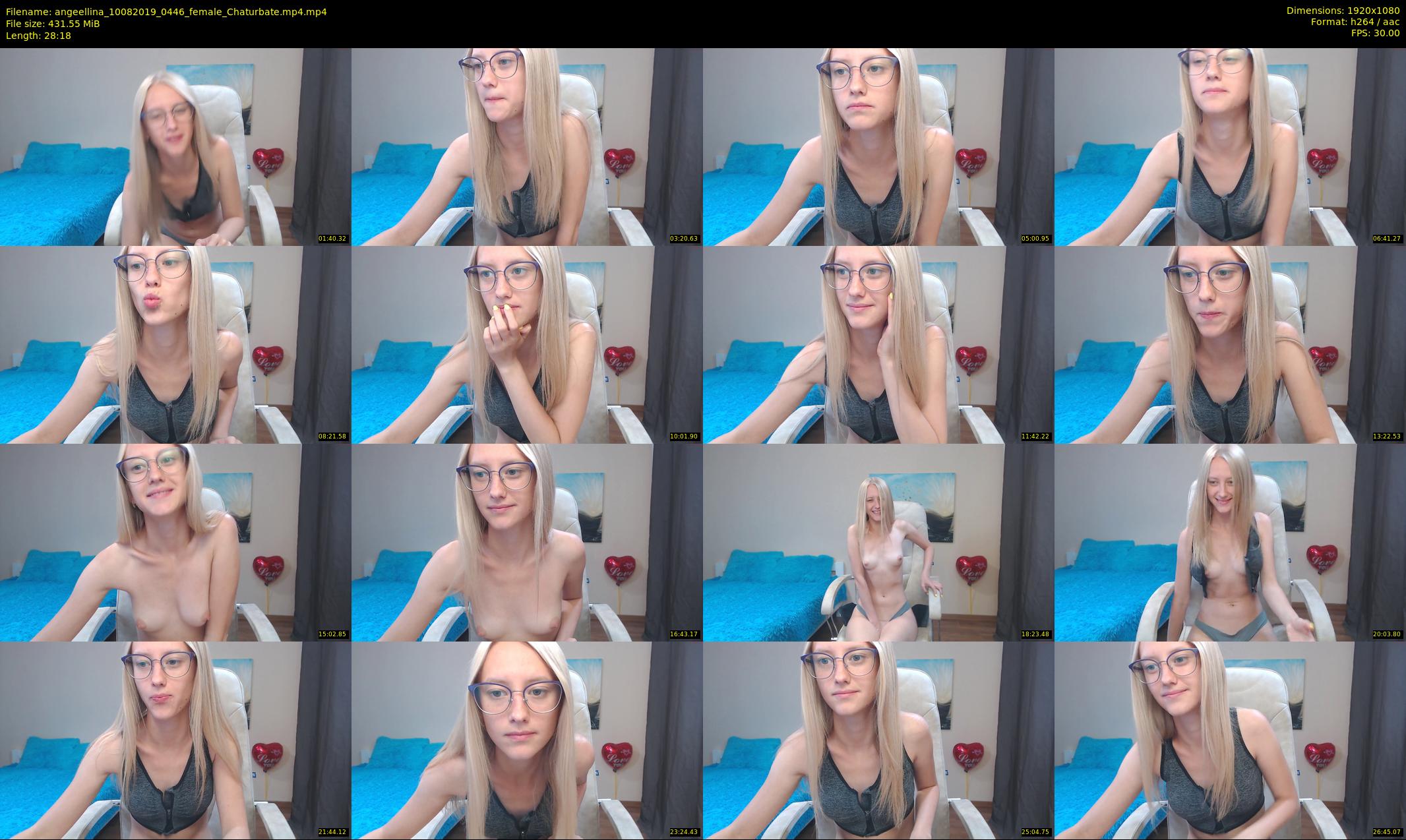 angeellina — 29 minute Chaturbate female cam show recording, 1080p, Aug 10, 2019