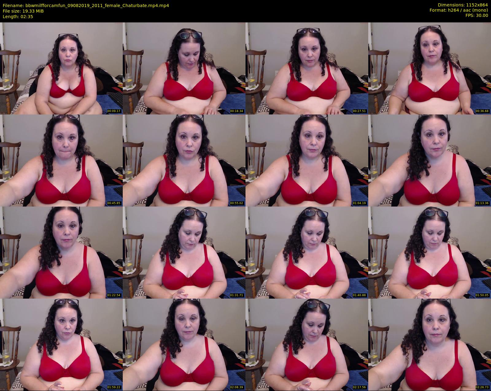 bbwmilfforcamfun — 3 minute Chaturbate female cam show recording, 720p, Aug 9, 2019