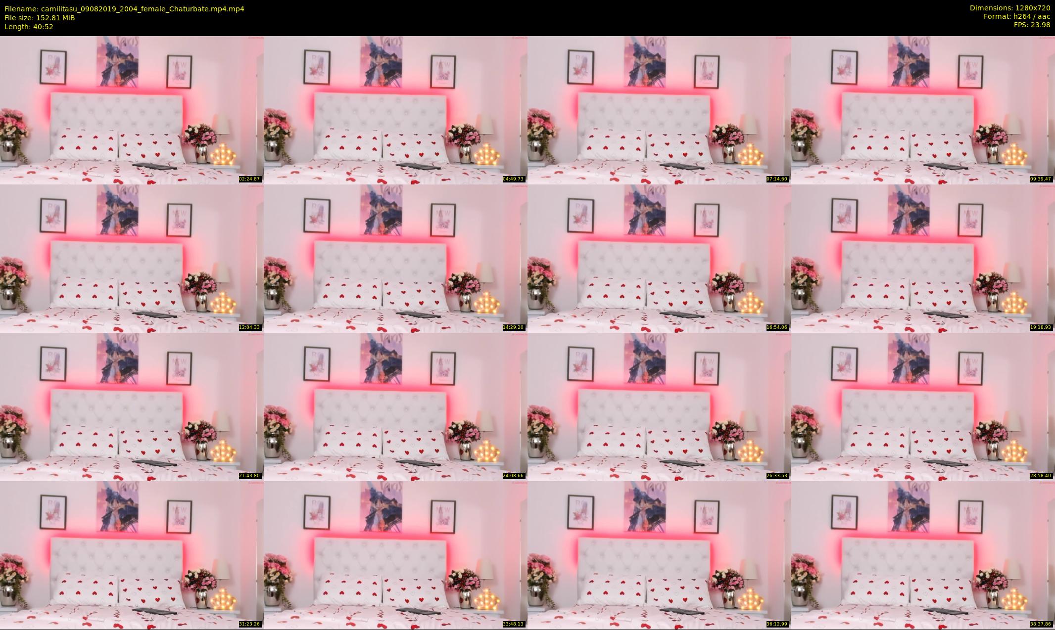 camilitasu — 41 minute Chaturbate female cam show recording, 720p, Aug 9, 2019