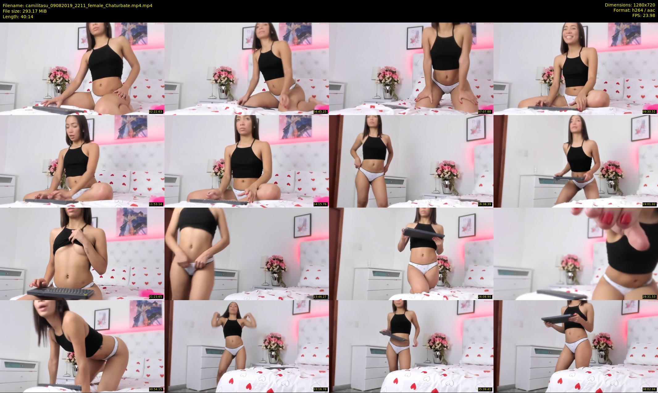 camilitasu — 41 minute Chaturbate female cam show recording, 720p, Aug 9, 2019