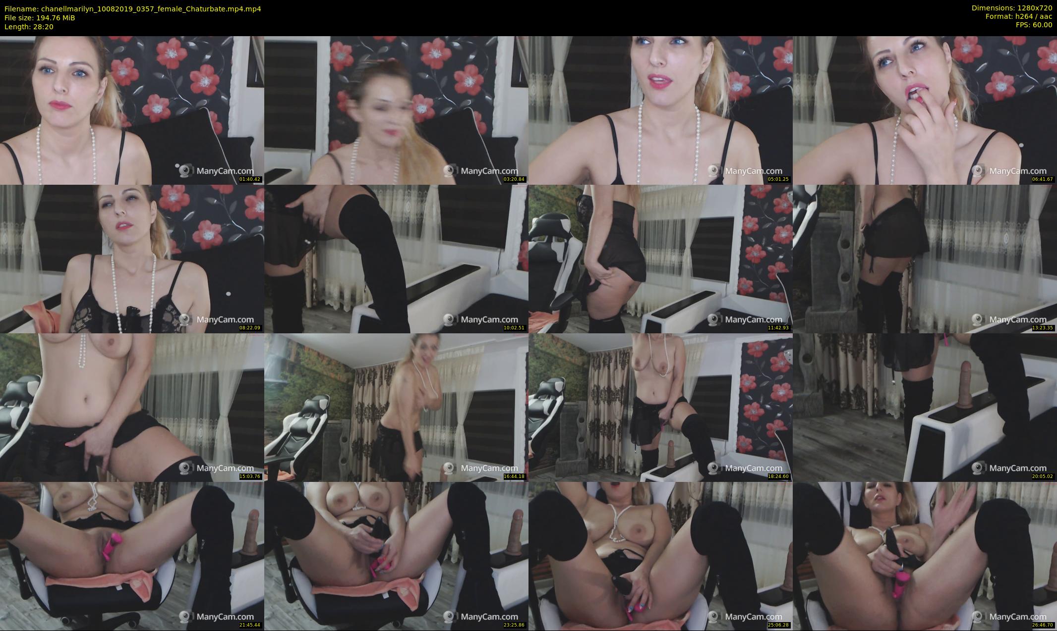 chanellmarilyn — 29 minute Chaturbate female cam show recording, 720p, Aug 10, 2019