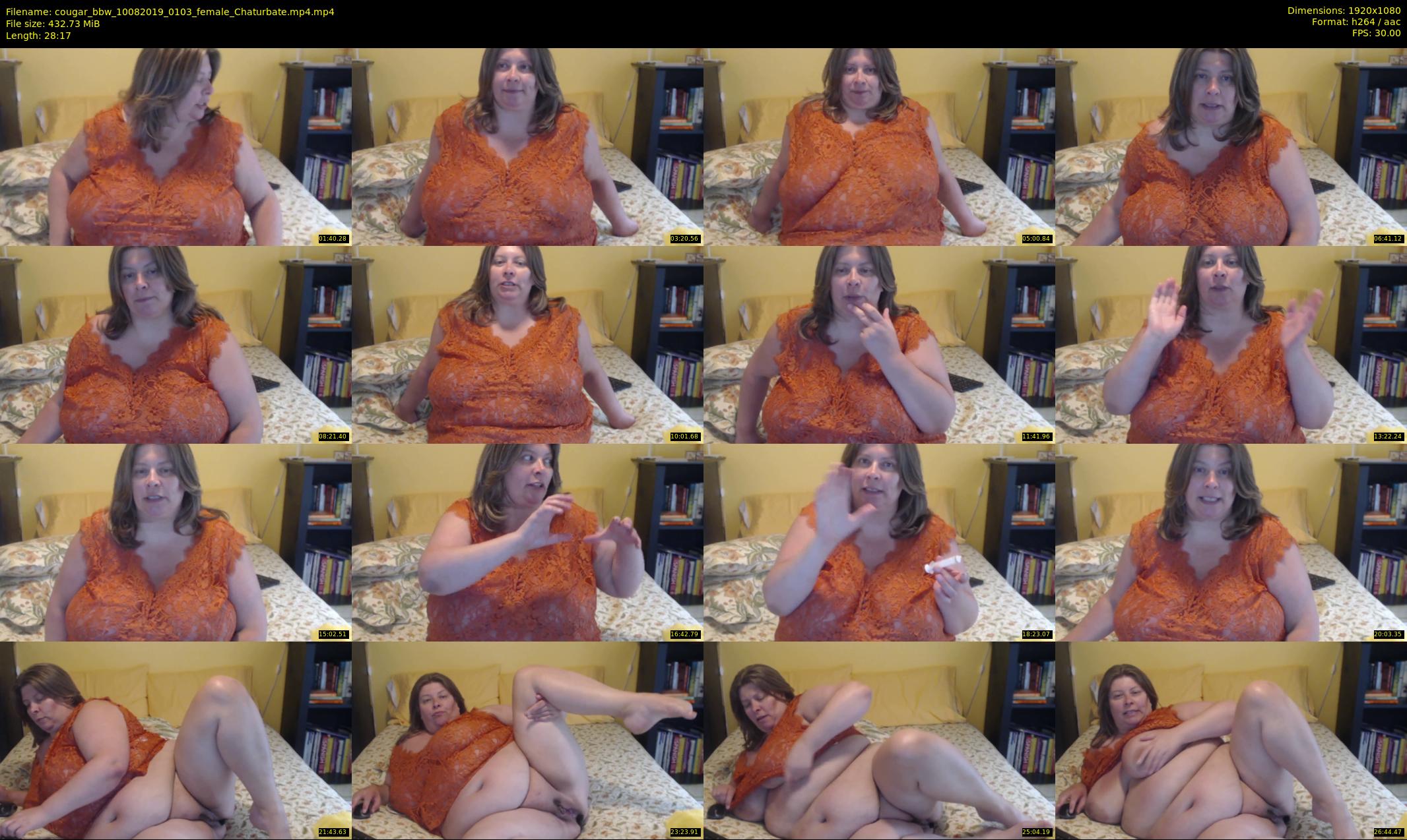 cougar_bbw — 29 minute Chaturbate female cam show recording, 1080p, Aug 10, 2019