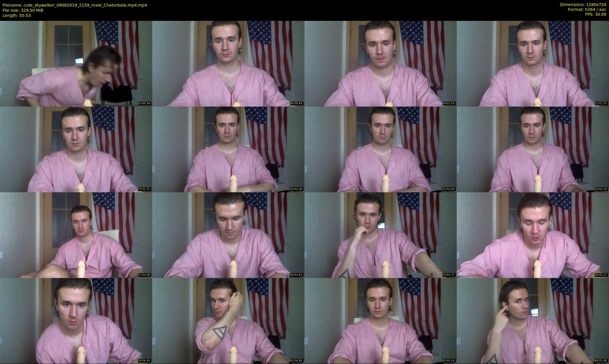 cute_skywalker — 51 minute Chaturbate male cam show recording, 720p, Aug 9, 2019