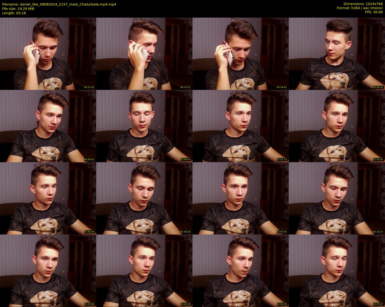 daniel_like — 4 minute Chaturbate male cam show recording, 720p, Aug 9, 2019
