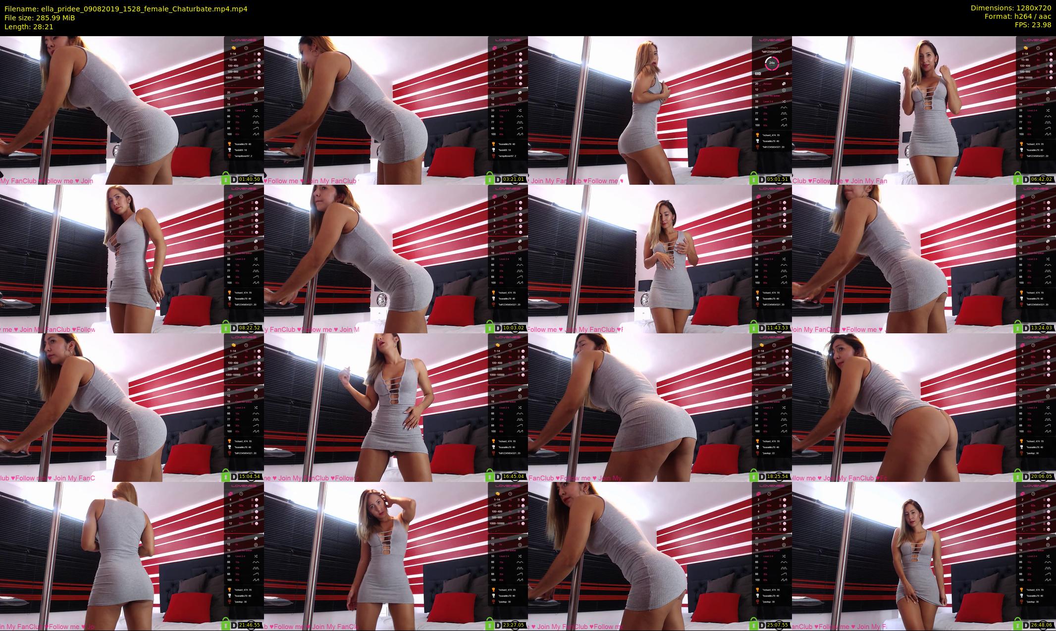 ella_pridee — 29 minute Chaturbate female cam show recording, 720p, Aug 9, 2019