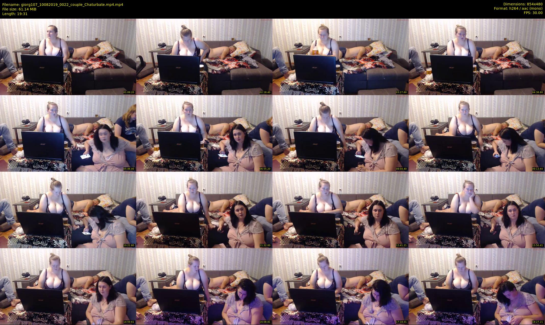 giorg107 — 20 minute Chaturbate couple cam show recording, 480p, Aug 10, 2019