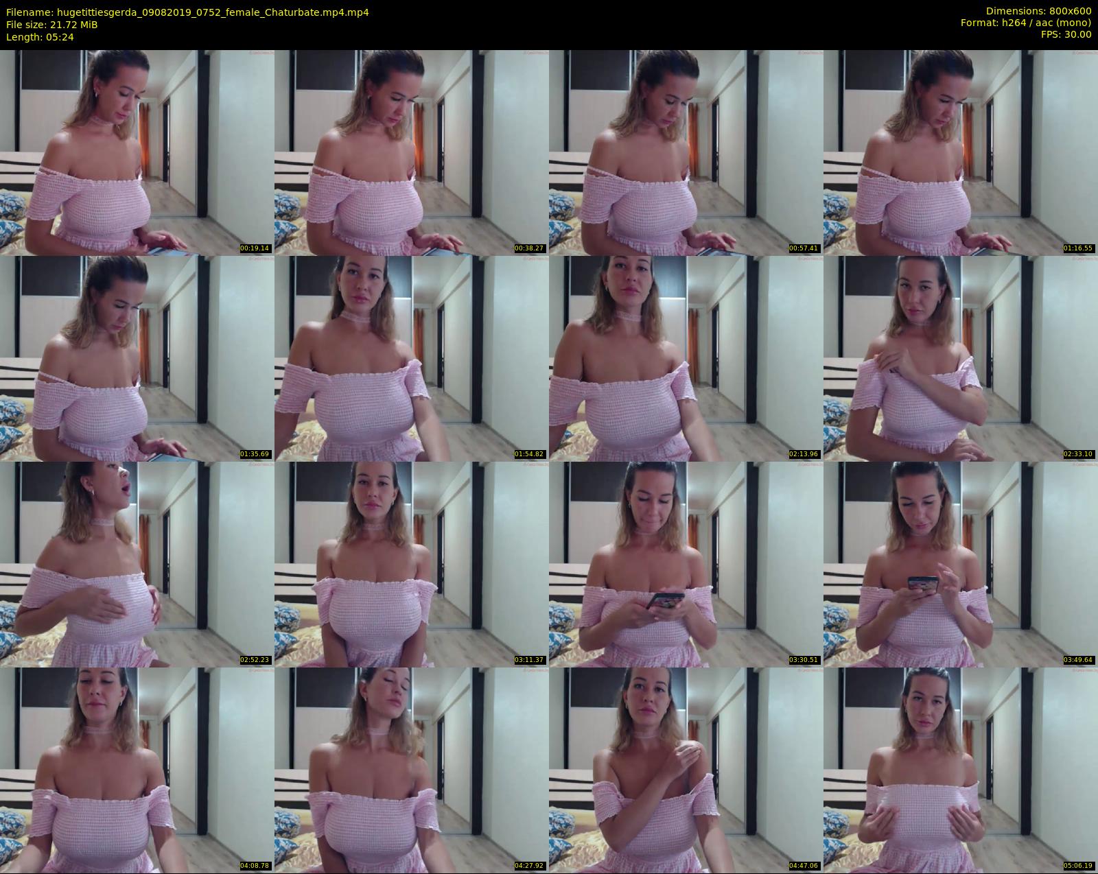 hugetittiesgerda — 6 minute Chaturbate female cam show recording, 480p, Aug 9, 2019