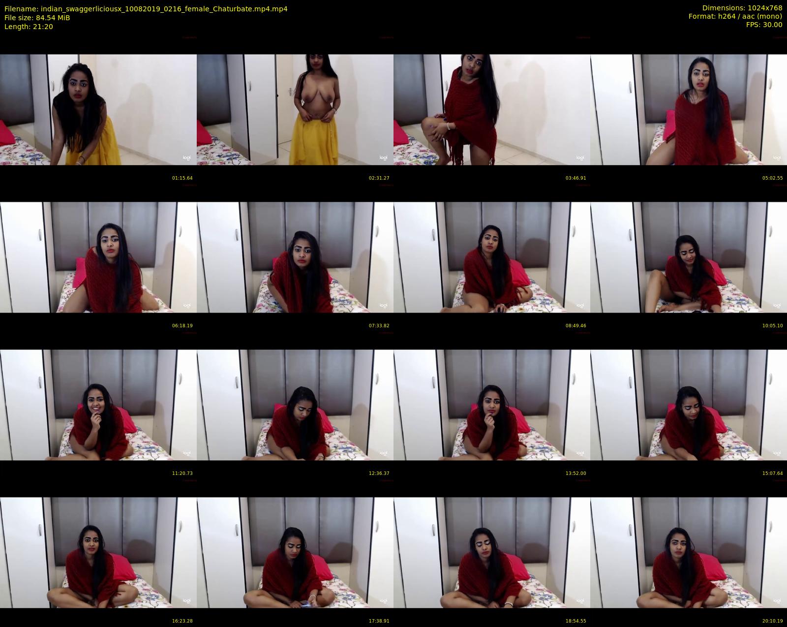indian_swaggerliciousx — 22 minute Chaturbate female cam show recording, 720p, Aug 10, 2019