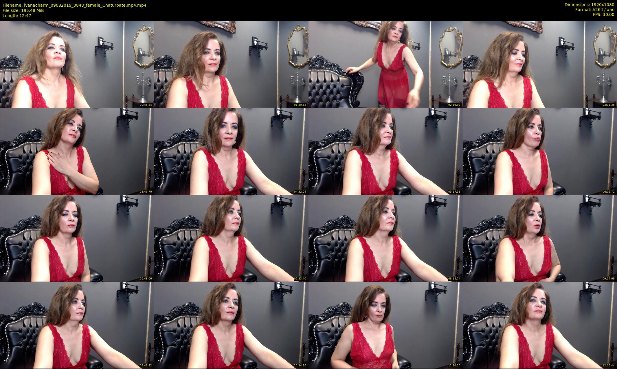 ivanacharm — 13 minute Chaturbate female cam show recording, 1080p, Aug 9, 2019