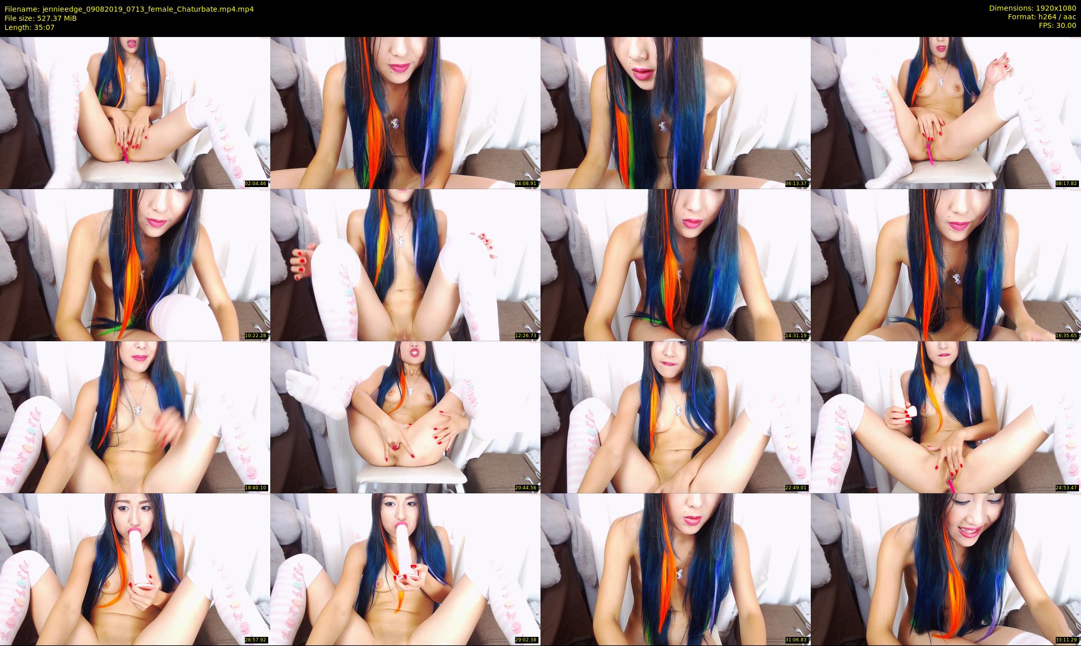 jennieedge — 36 minute Chaturbate female cam show recording, 1080p, Aug 9, 2019