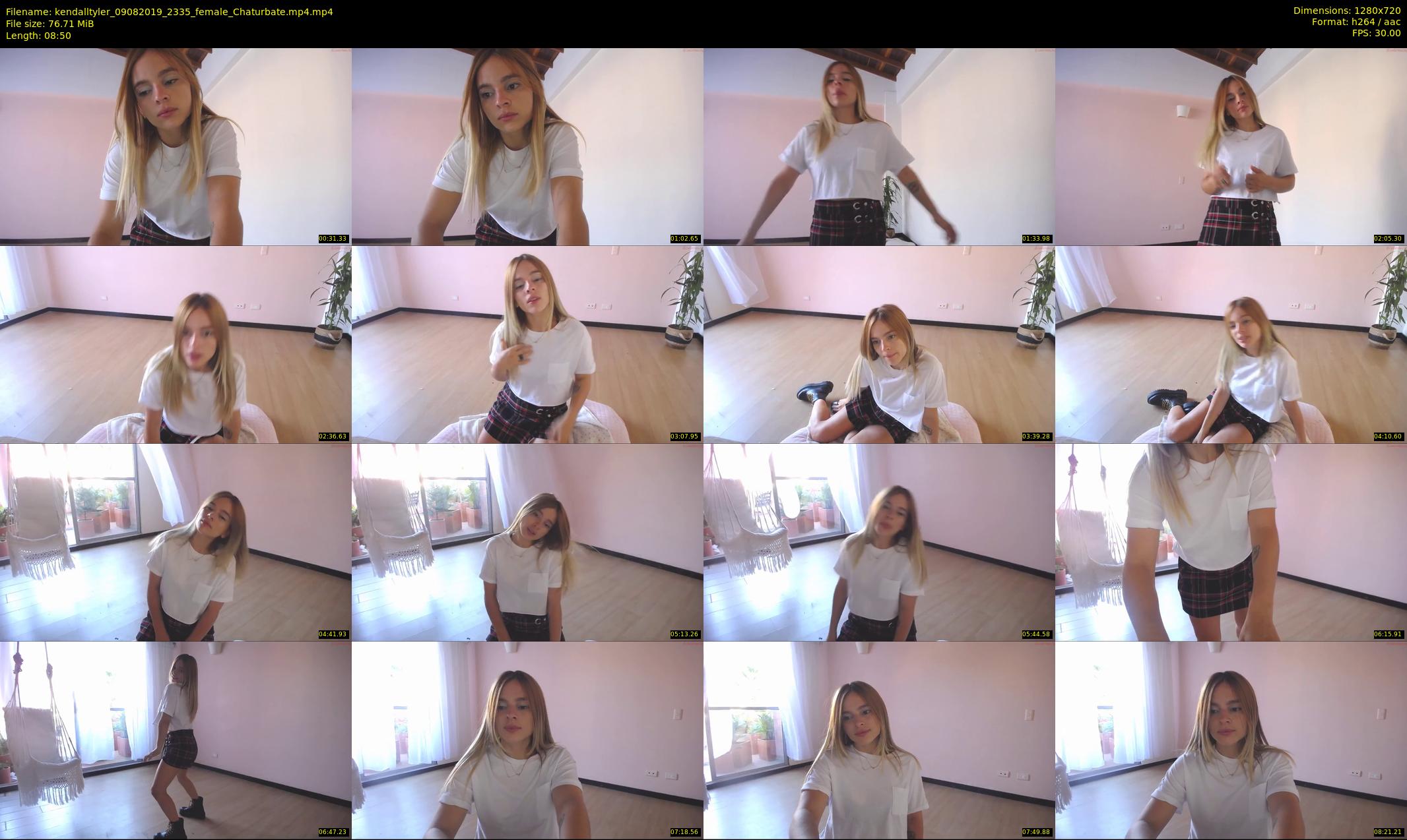 kendalltyler — 9 minute Chaturbate female cam show recording, 720p, Aug 9, 2019