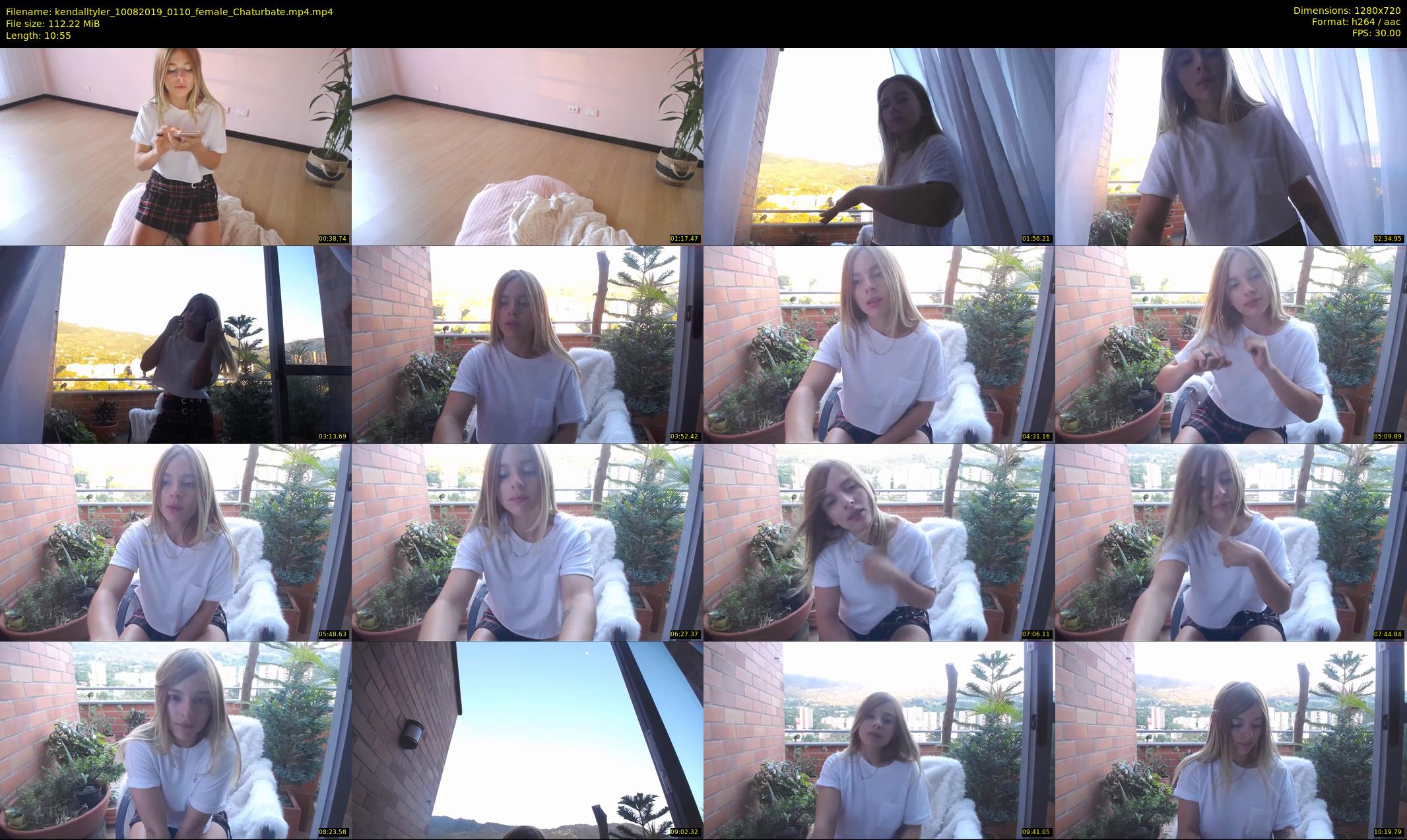 kendalltyler — 11 minute Chaturbate female cam show recording, 720p, Aug 10, 2019