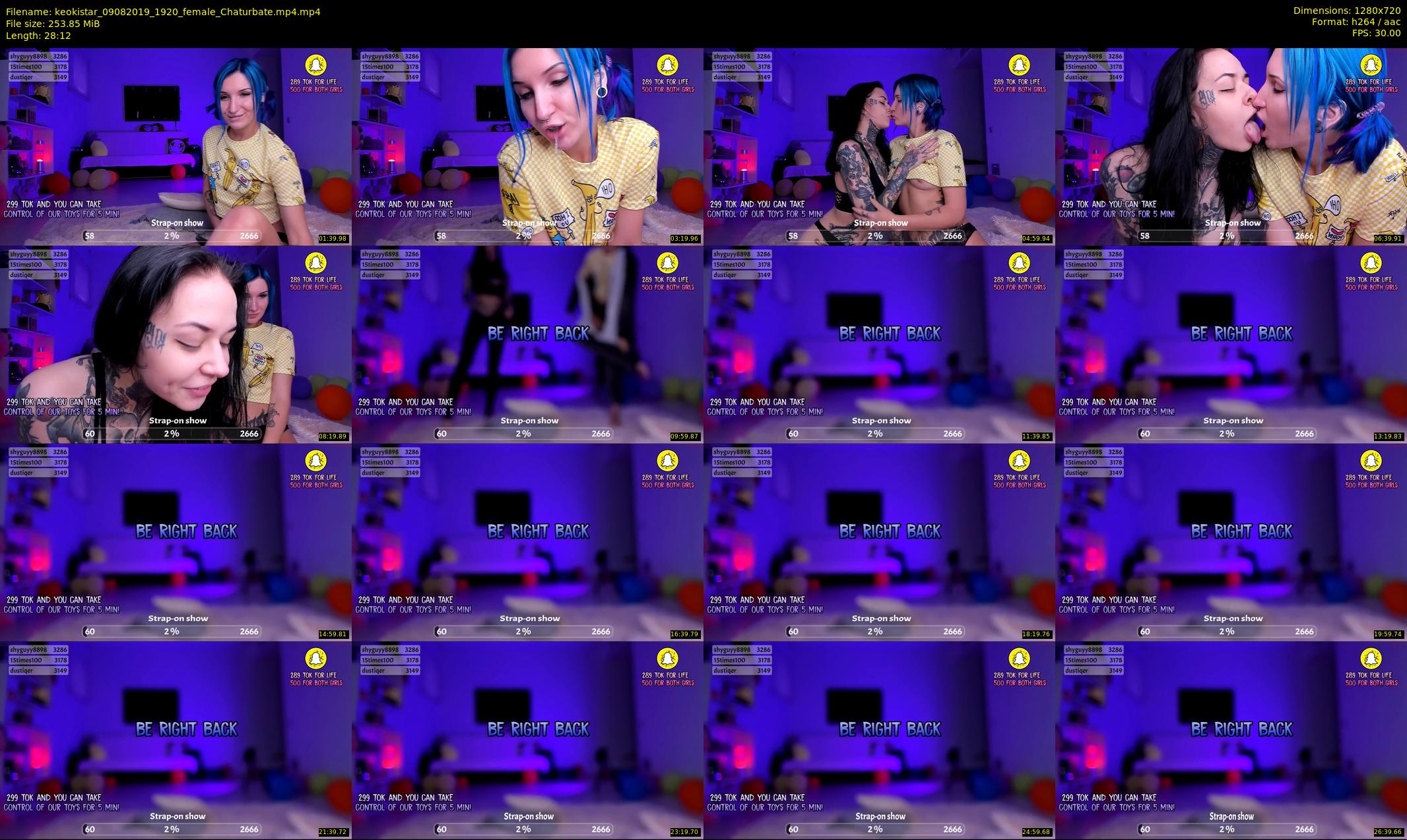 keokistar — 29 minute Chaturbate female cam show recording, 720p, Aug 9, 2019