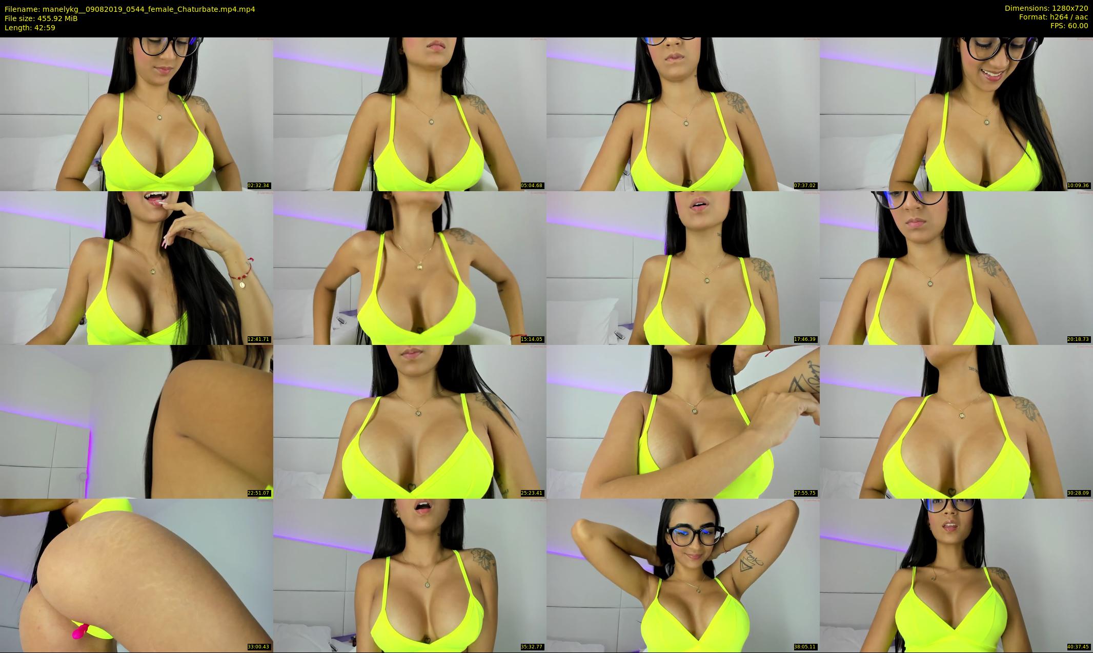 manelykg_ — 43 minute Chaturbate female cam show recording, 720p, Aug 9, 2019