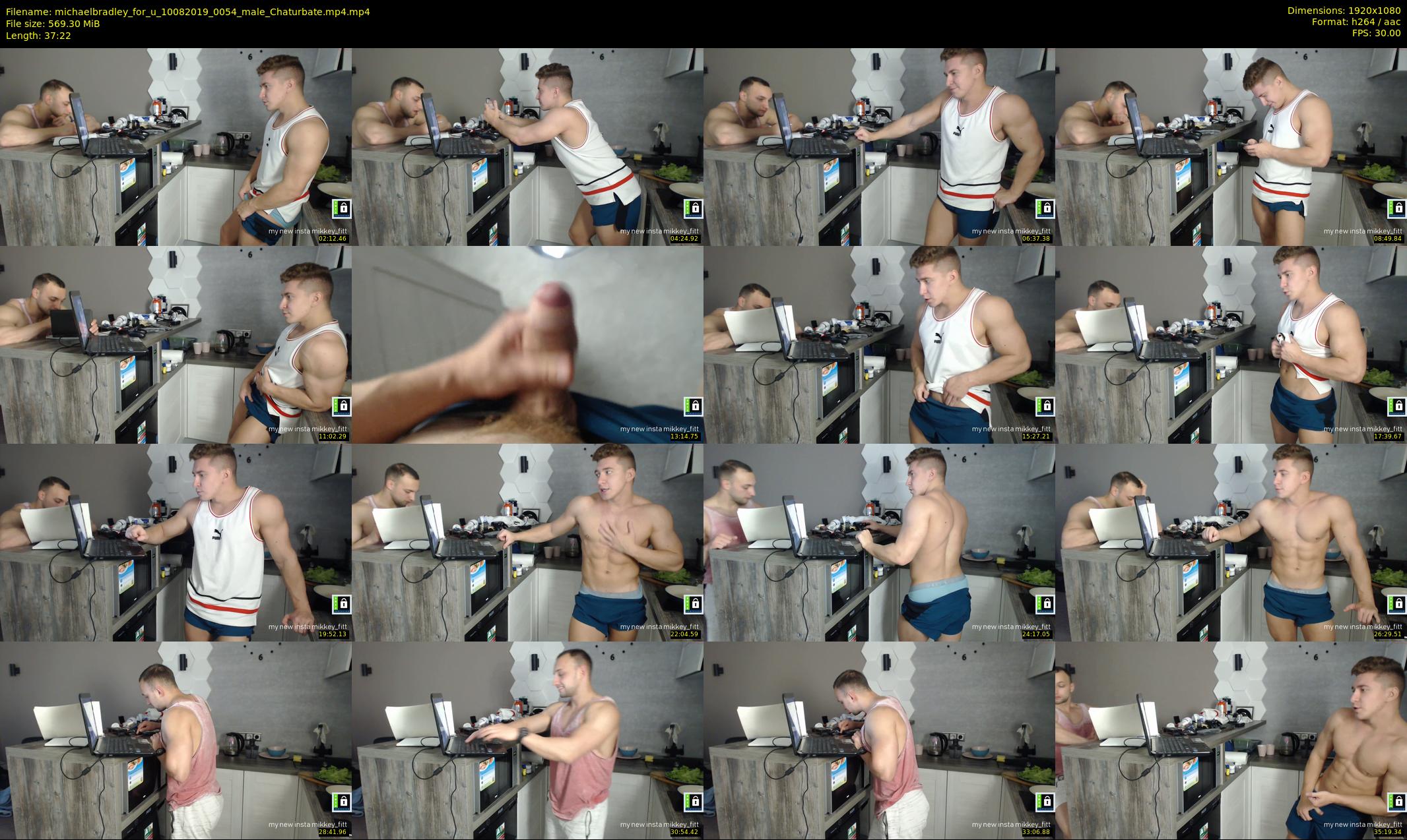 michaelbradley_for_u — 38 minute Chaturbate male cam show recording, 1080p, Aug 10, 2019