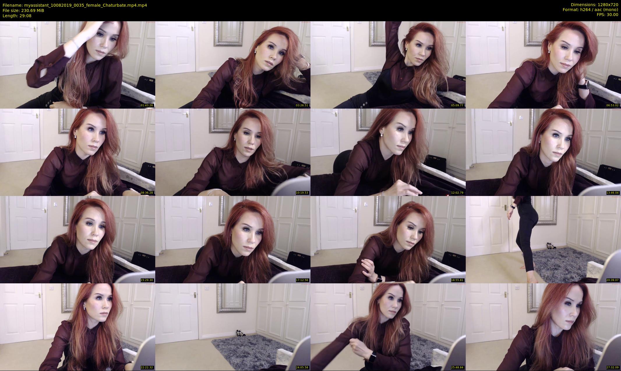 myassistant — 30 minute Chaturbate female cam show recording, 720p, Aug 10, 2019