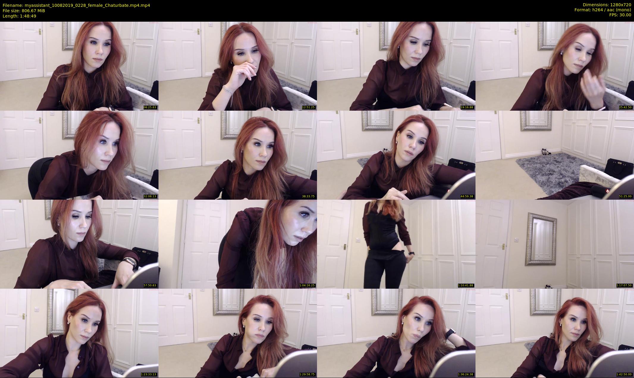 myassistant — 109 minute Chaturbate female cam show recording, 720p, Aug 10, 2019